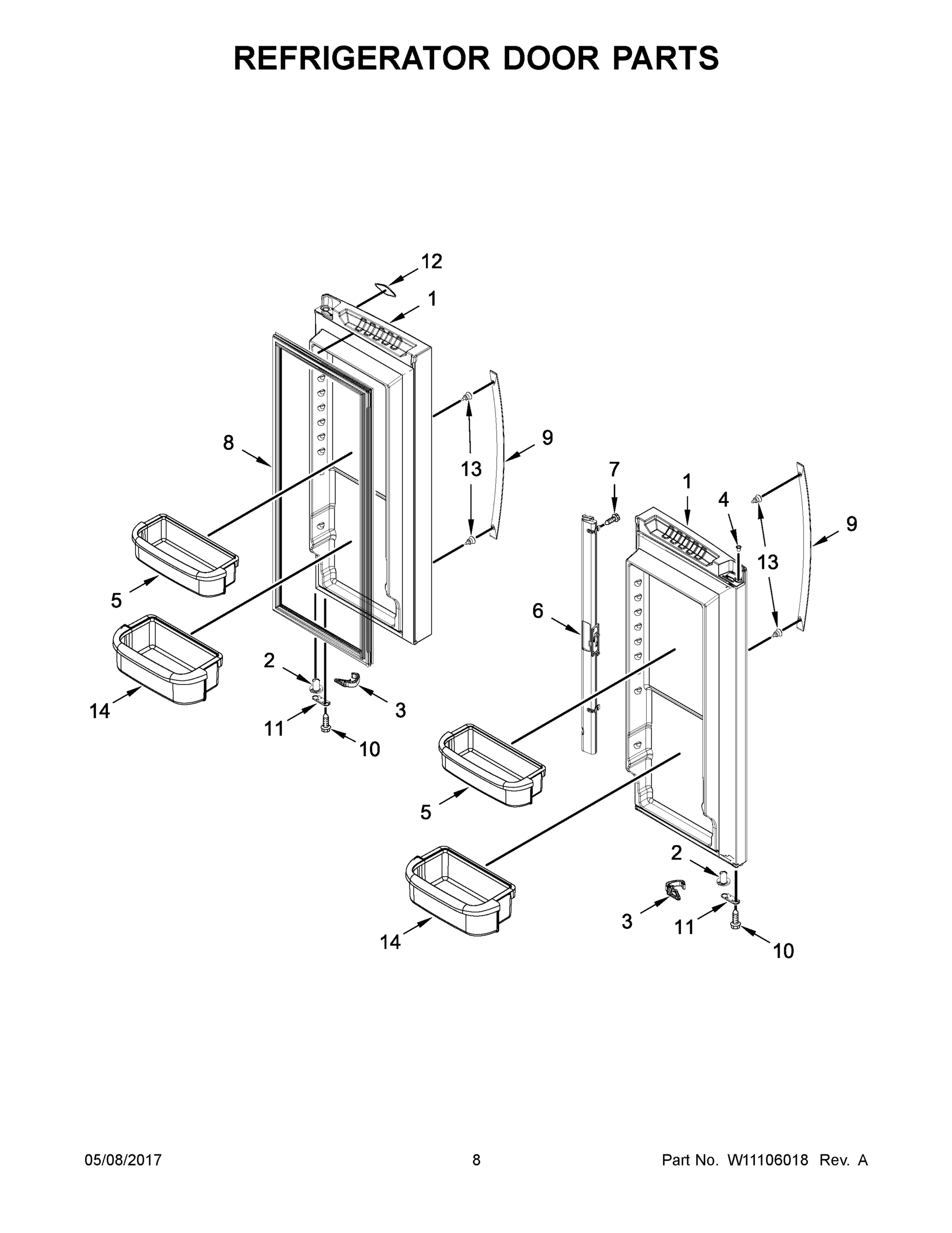 05 - REFRIGERATOR DOOR PARTS
