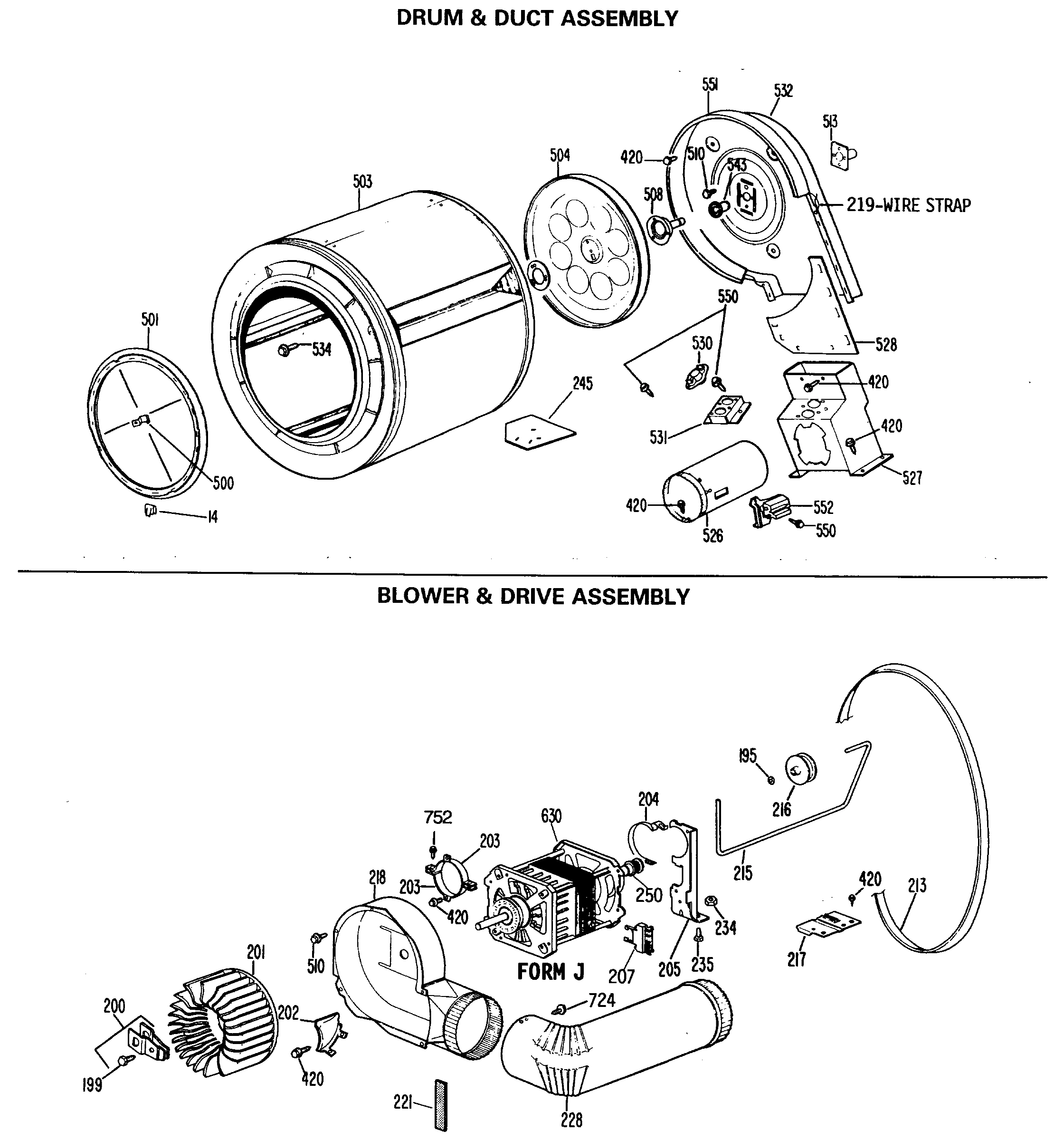 DRUM & DUCT ASSEMBLY