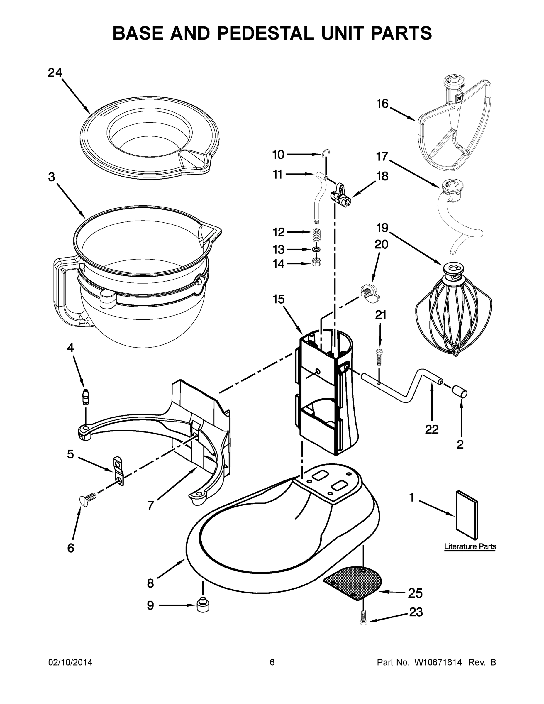 04 - BASE AND PEDESTAL UNIT PARTS