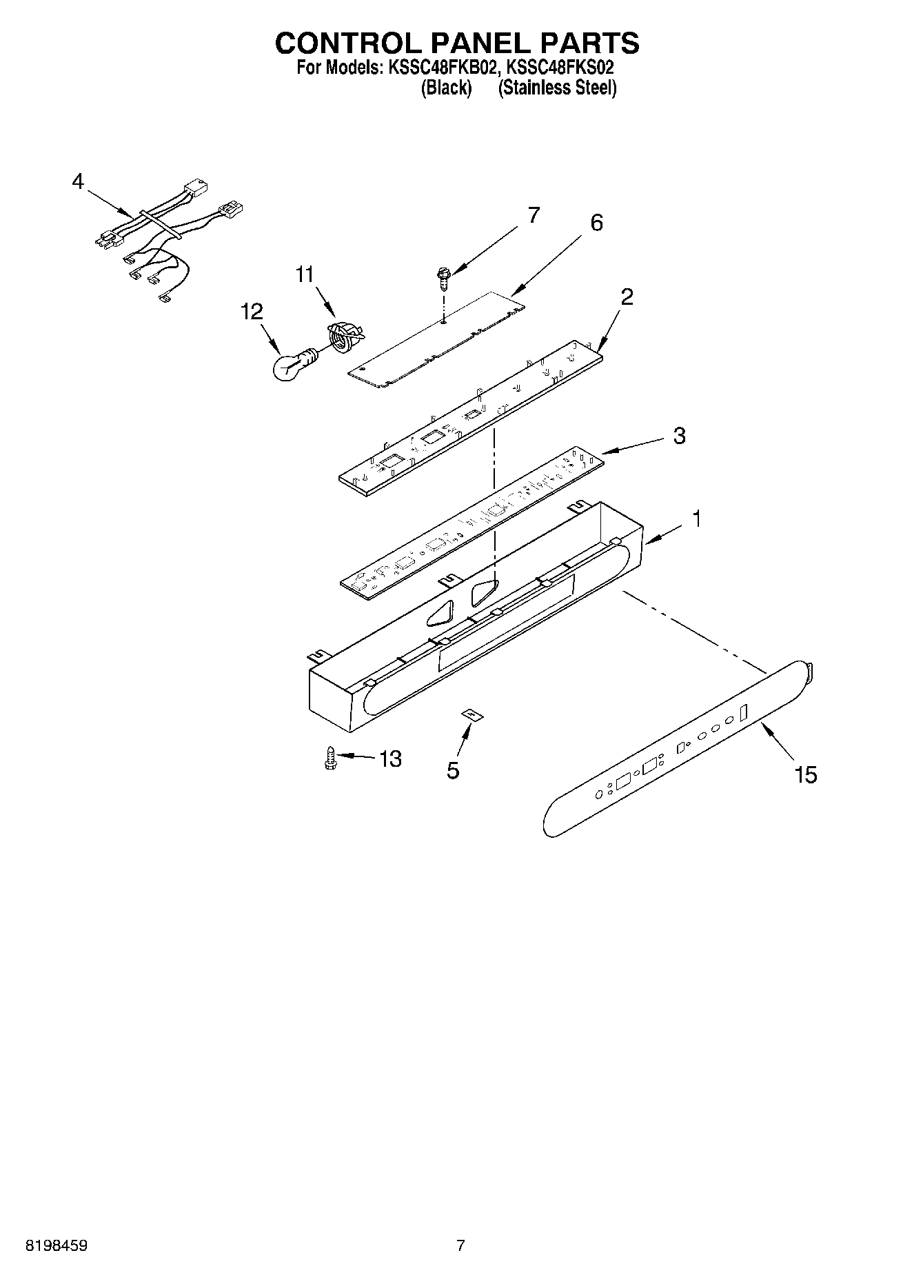 05 - CONTROL PANEL PARTS