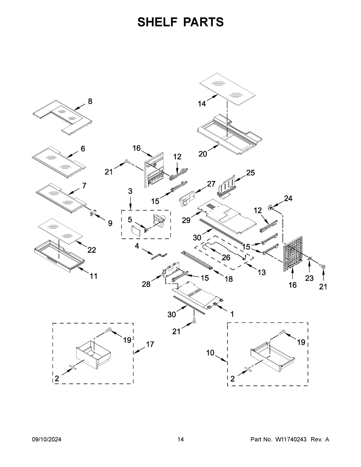 08 - SHELF PARTS
