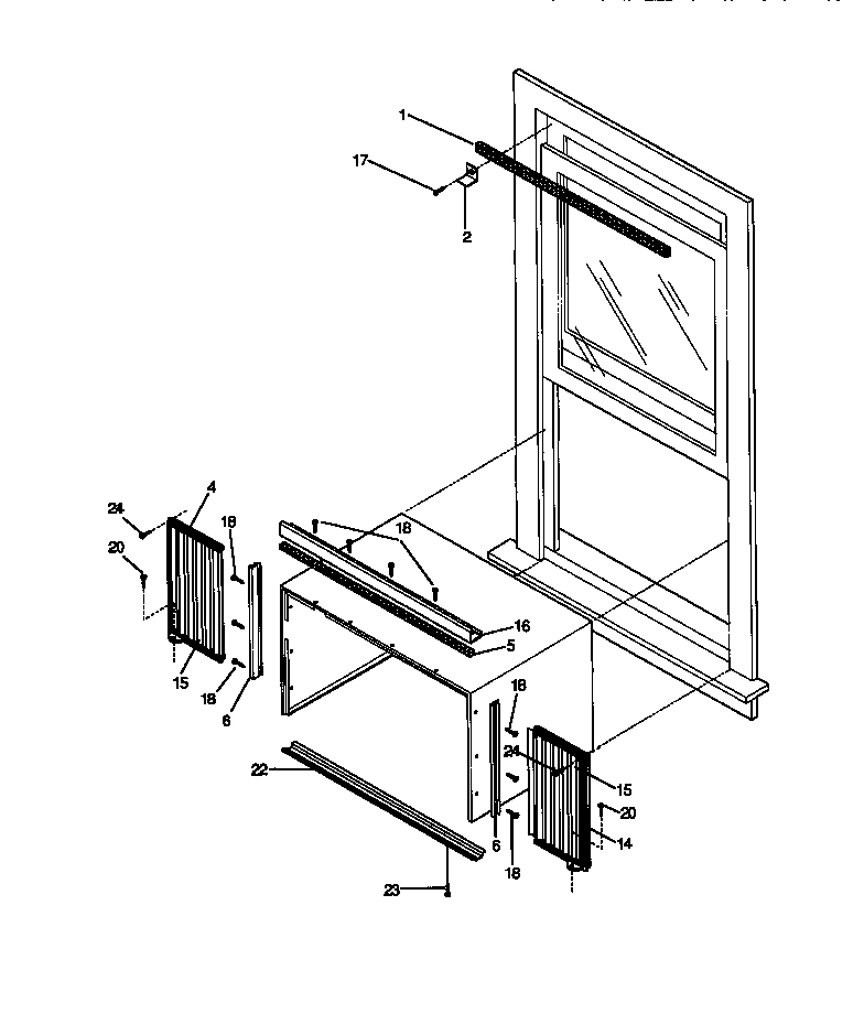 06 - WINDOW MOUNTING PARTS