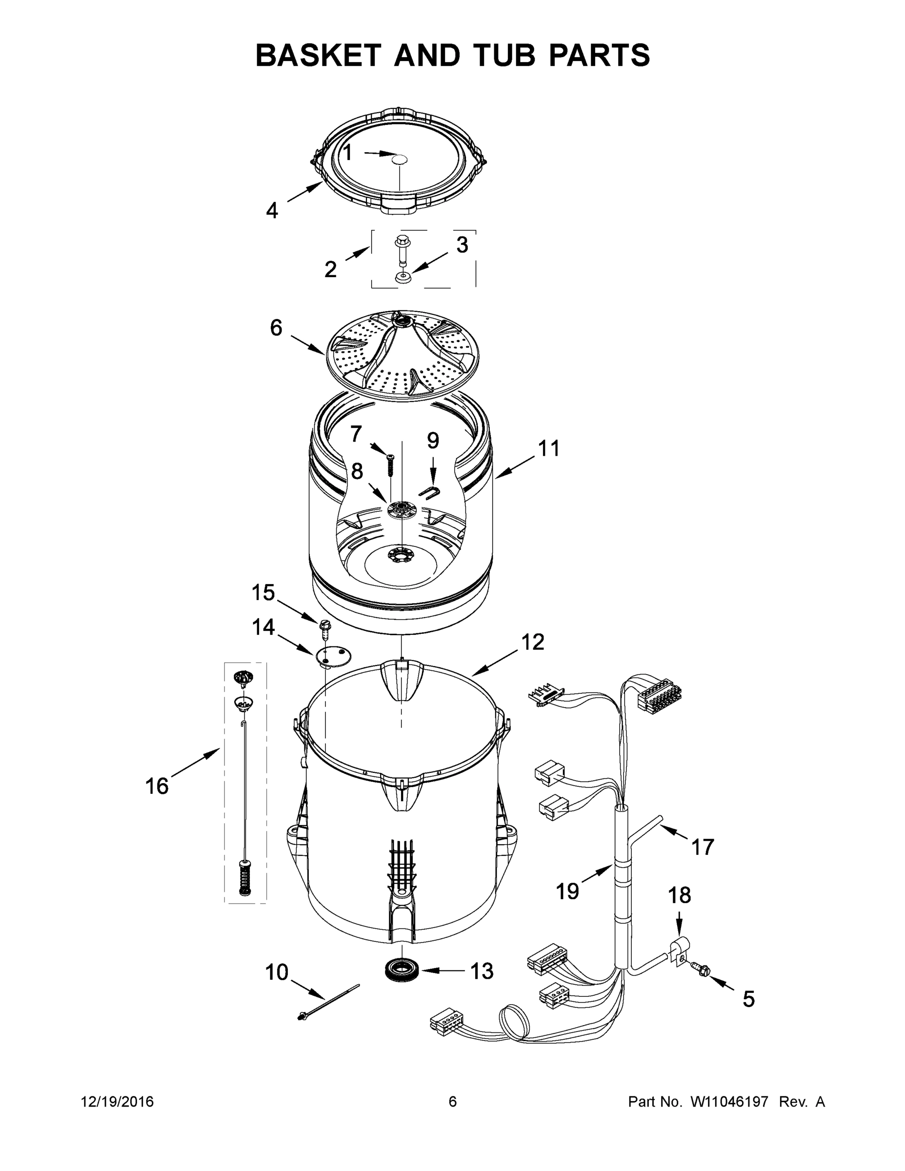 04 - BASKET AND TUB PARTS