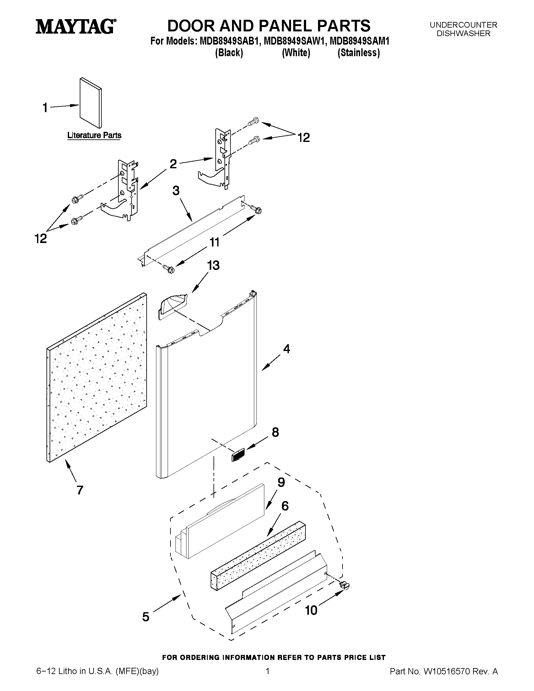 01 - DOOR AND PANEL PARTS
