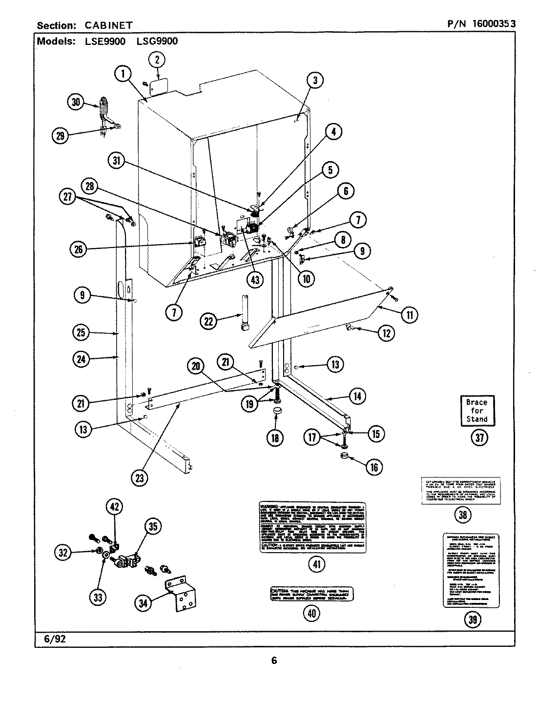 06 - CABINET (LSE9900ACL,ACE,ADL,ADW)