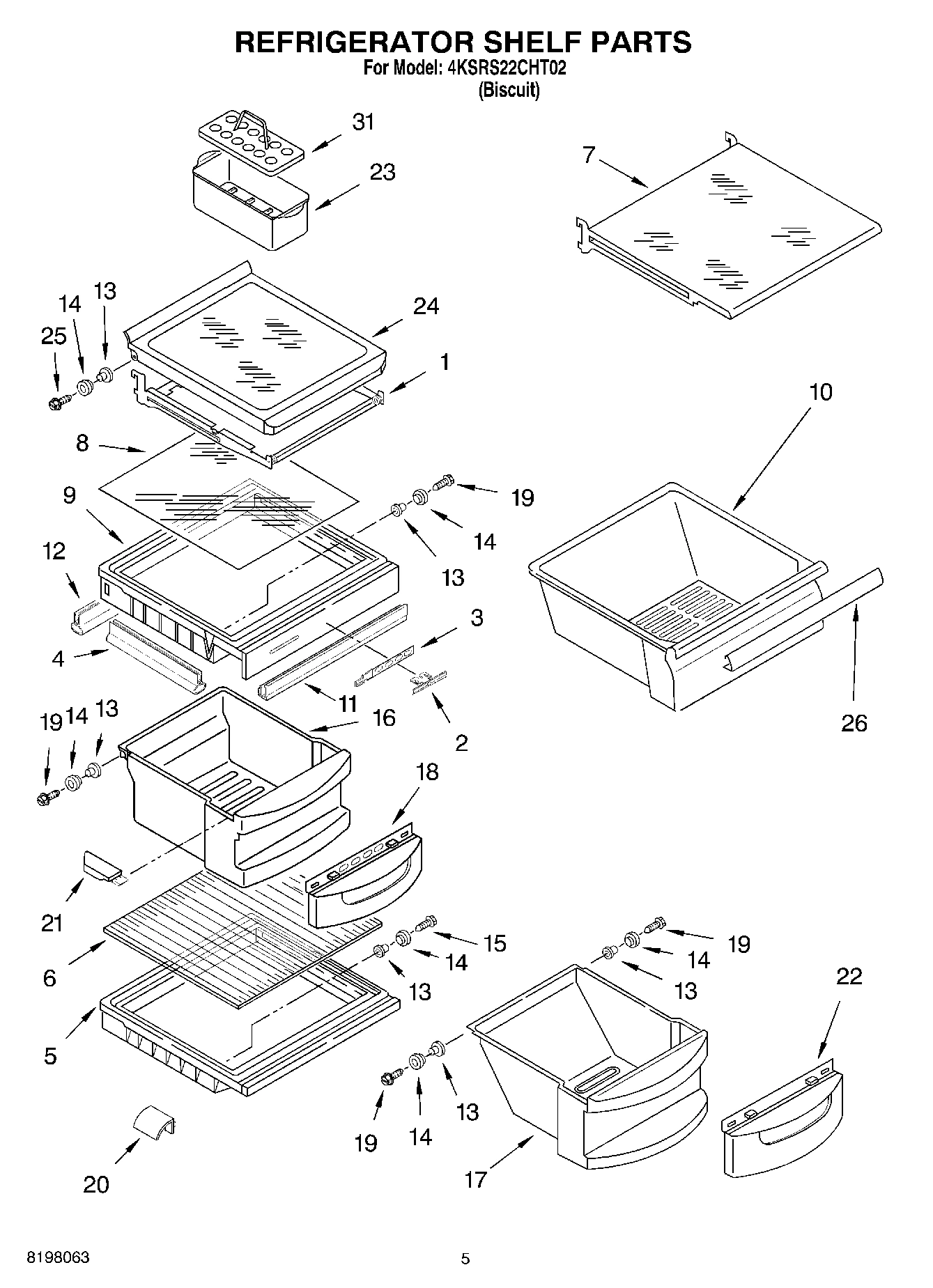 04 - REFRIGERATOR SHELF