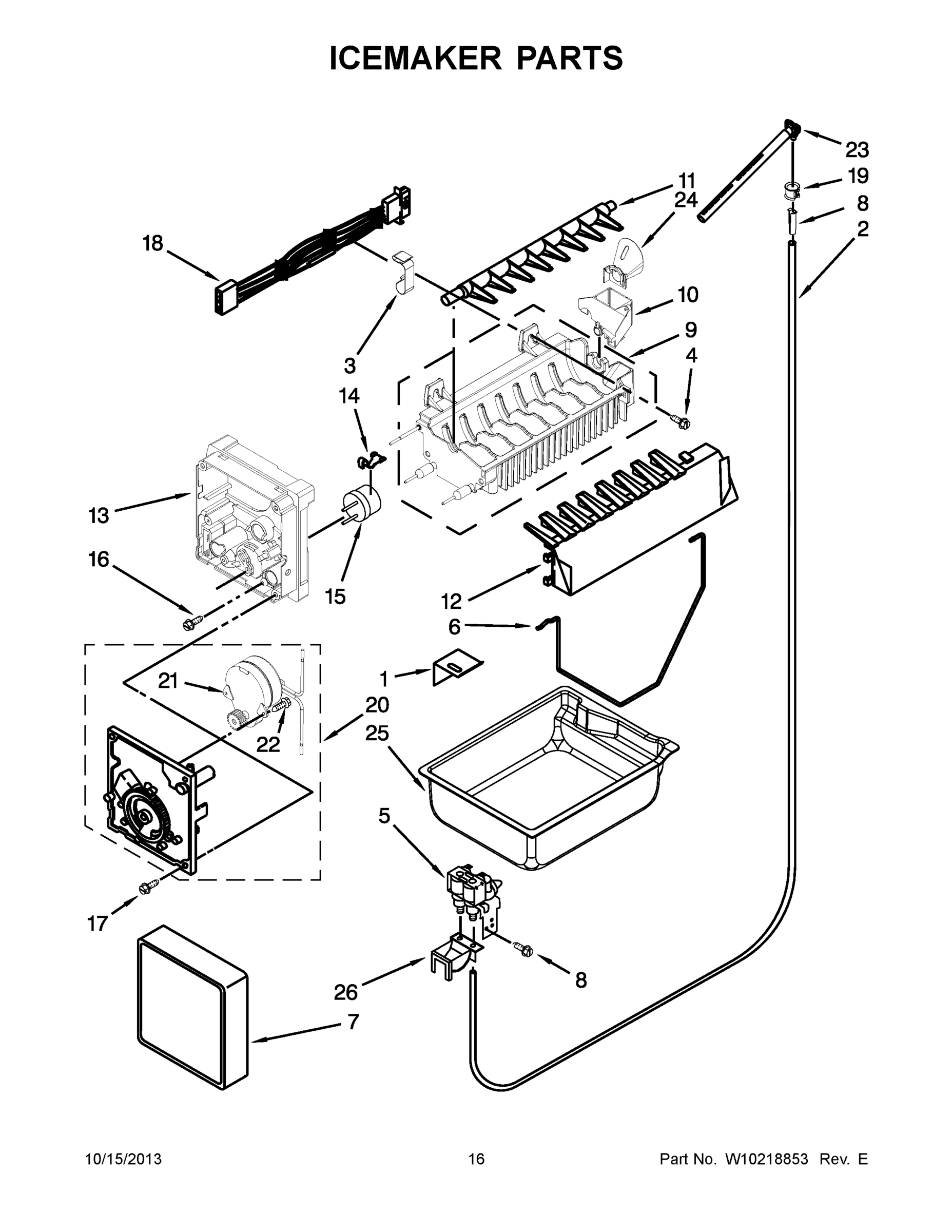 09 - ICEMAKER PARTS