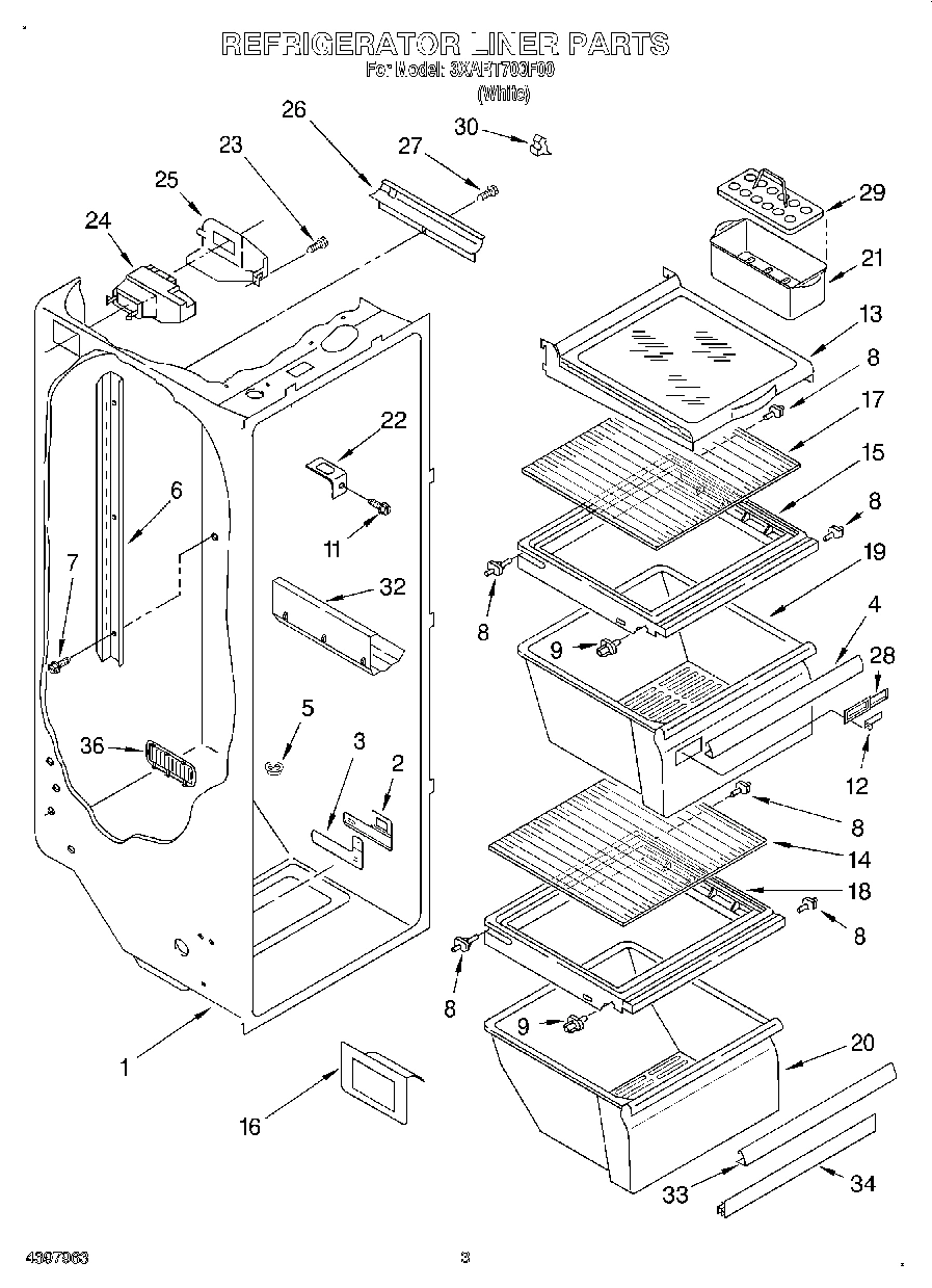 02 - REFRIGERATOR LINER