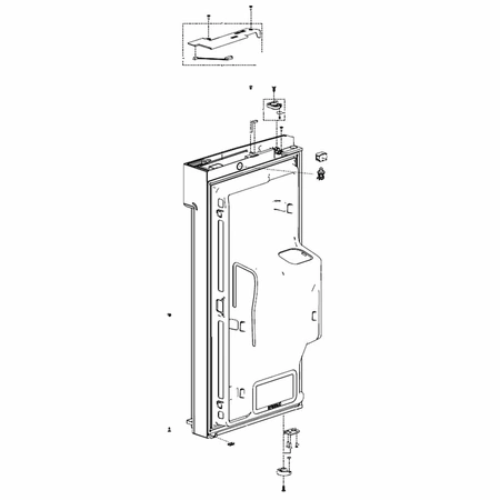 DA91-04584B Samsung Refrigerator Left Door Fo