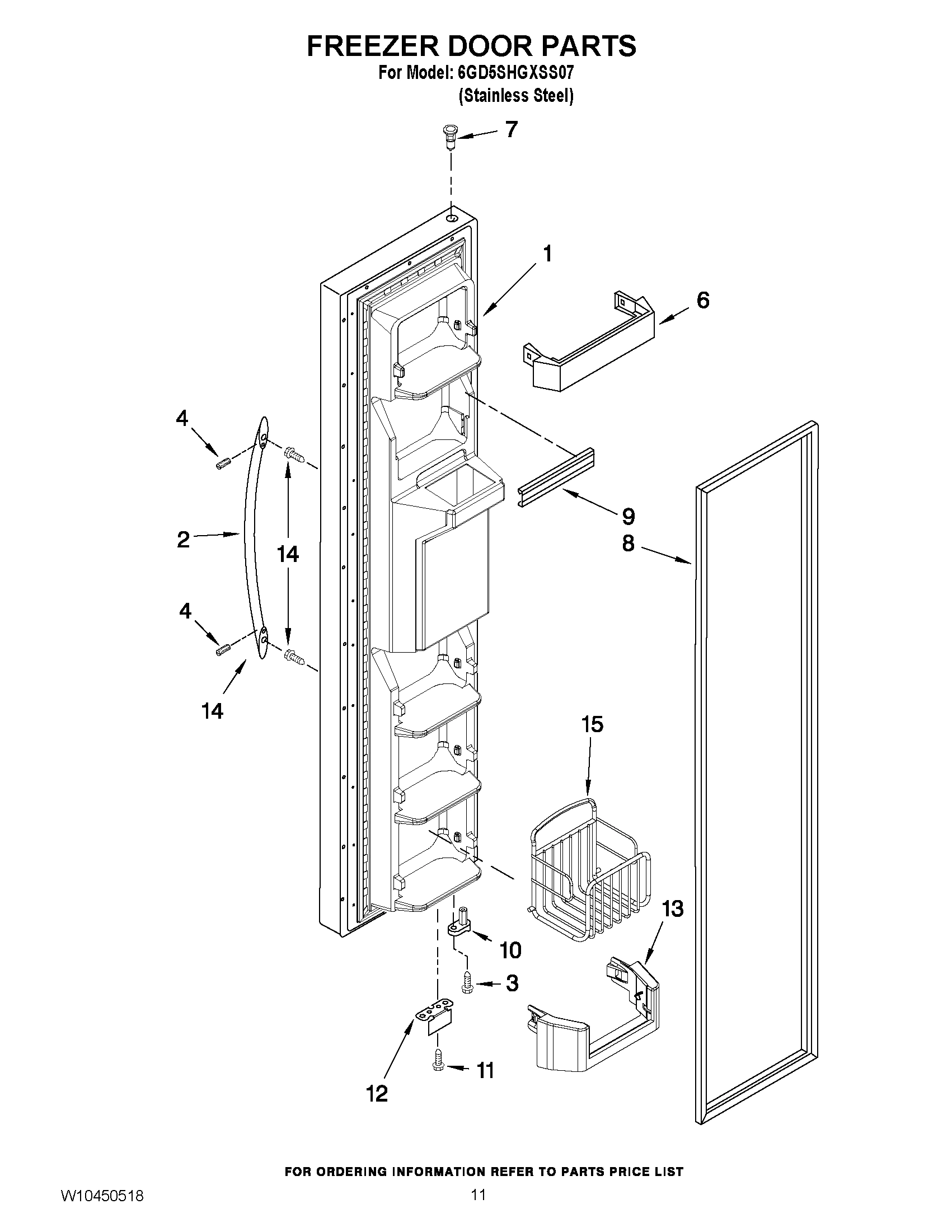 06 - FREEZER DOOR PARTS