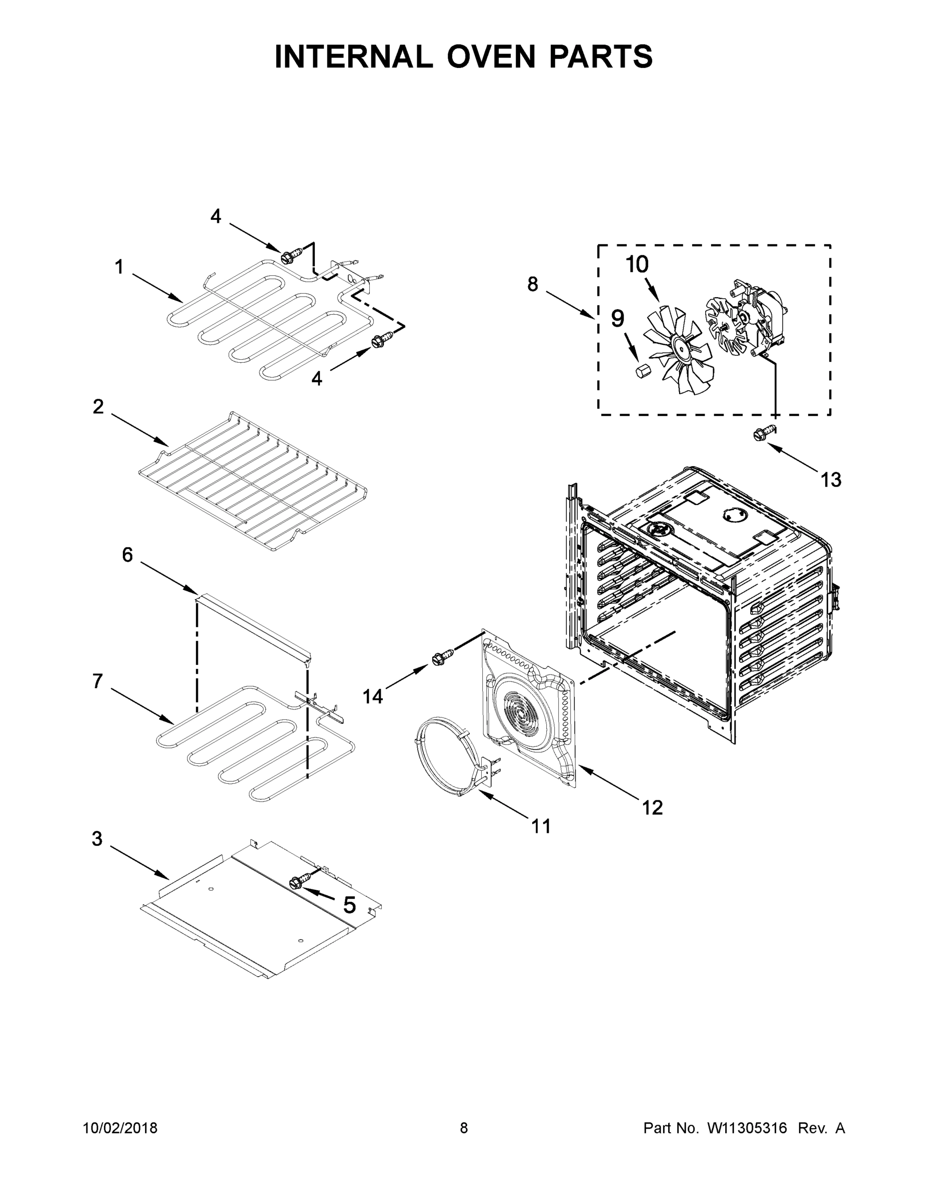 05 - INTERNAL OVEN PARTS