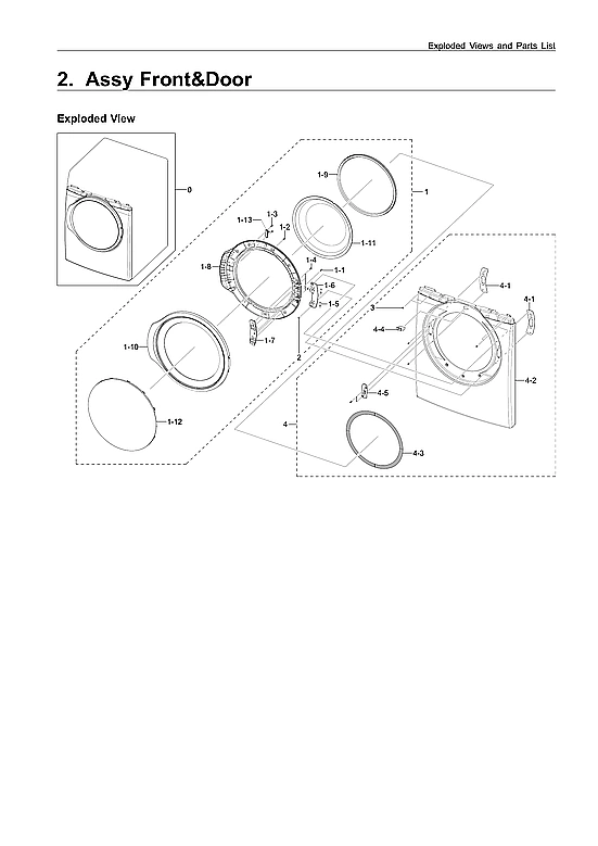 FRONT & DOOR ASSY