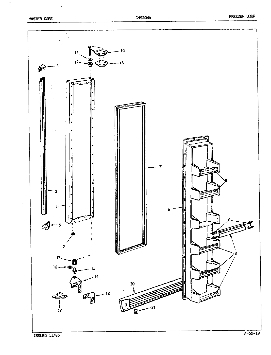 02 - FREEZER DOOR