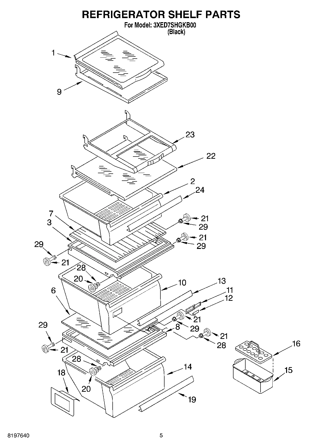 04 - REFRIGERATOR SHELF