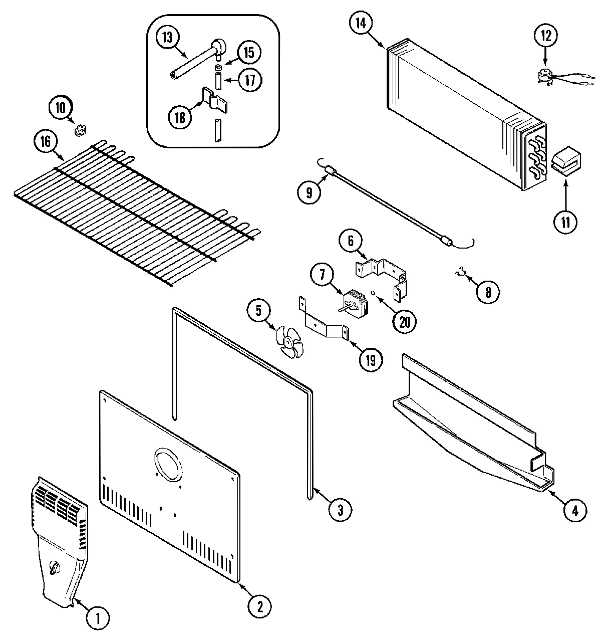 03 - FREEZER COMPARTMENT (BISQUE)