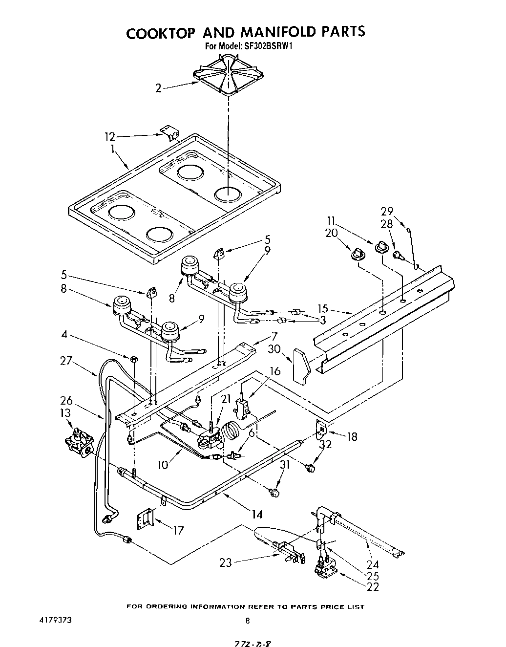 06 - COOK TOP AND MANIFOLD , LIT/OPTIONAL