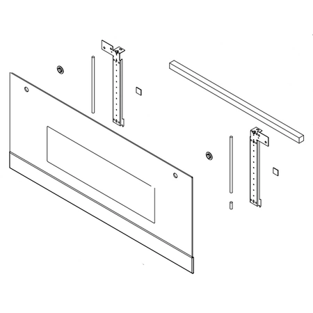 W11654089 Whirlpool Door Glass