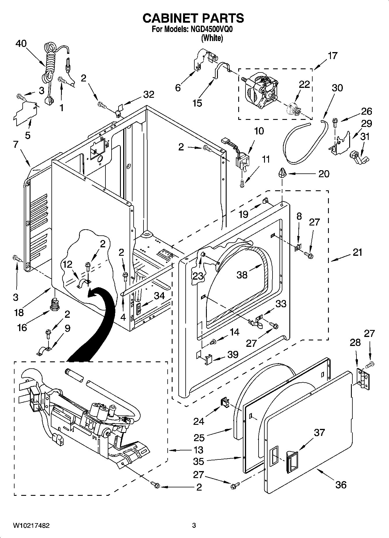 02 - CABINET PARTS