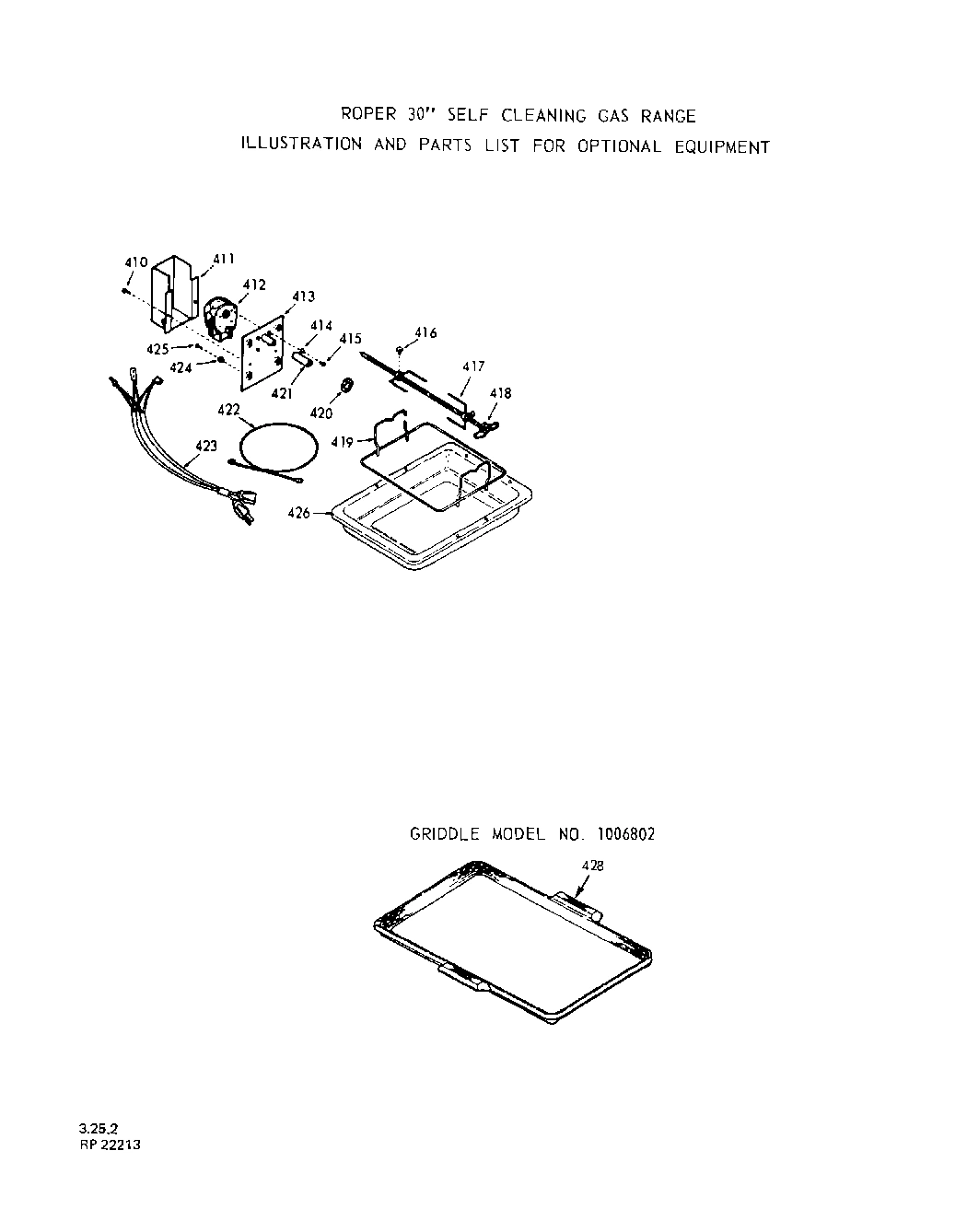 09 - ROTISSERIE, GRIDDLE