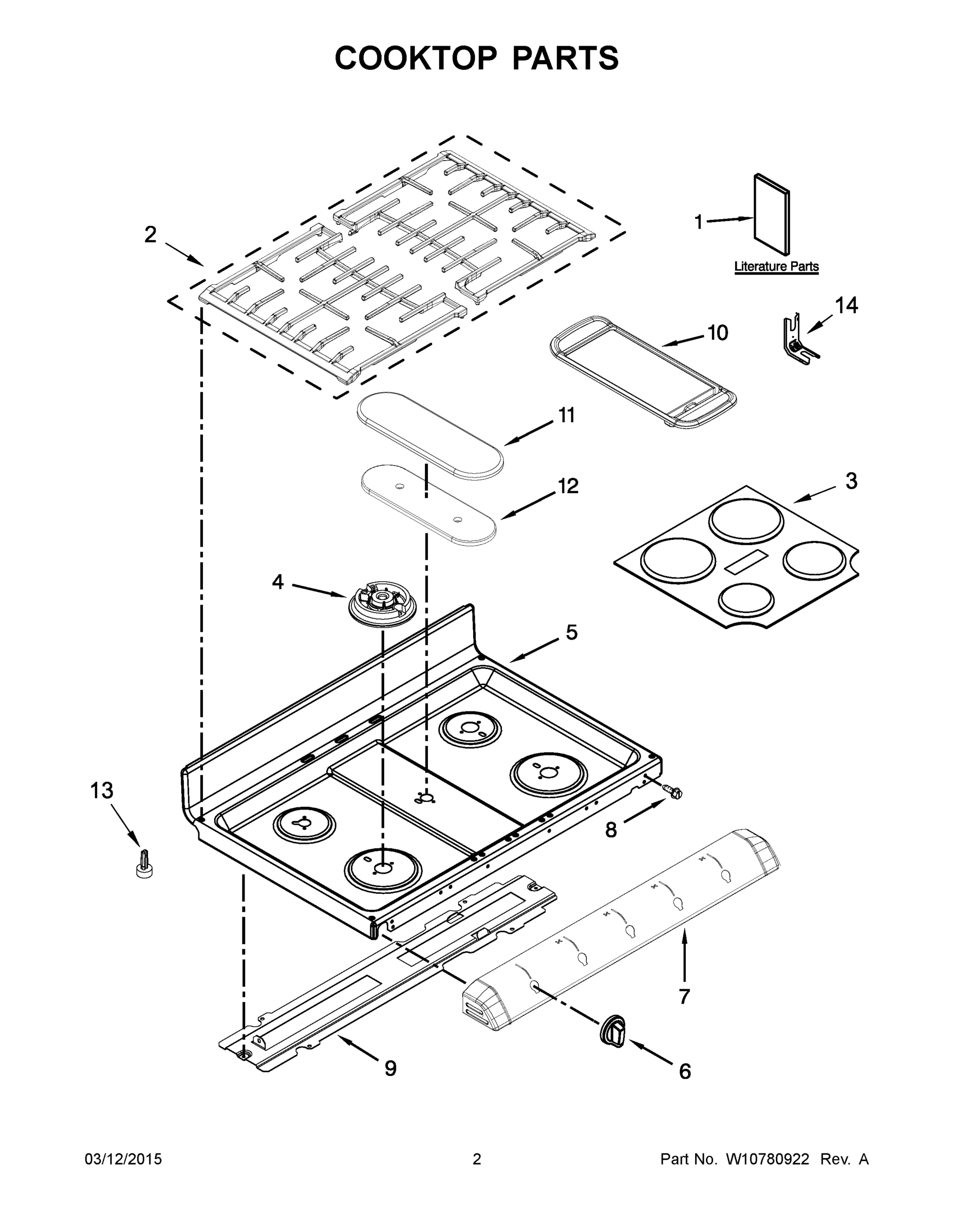 02 - COOKTOP PARTS