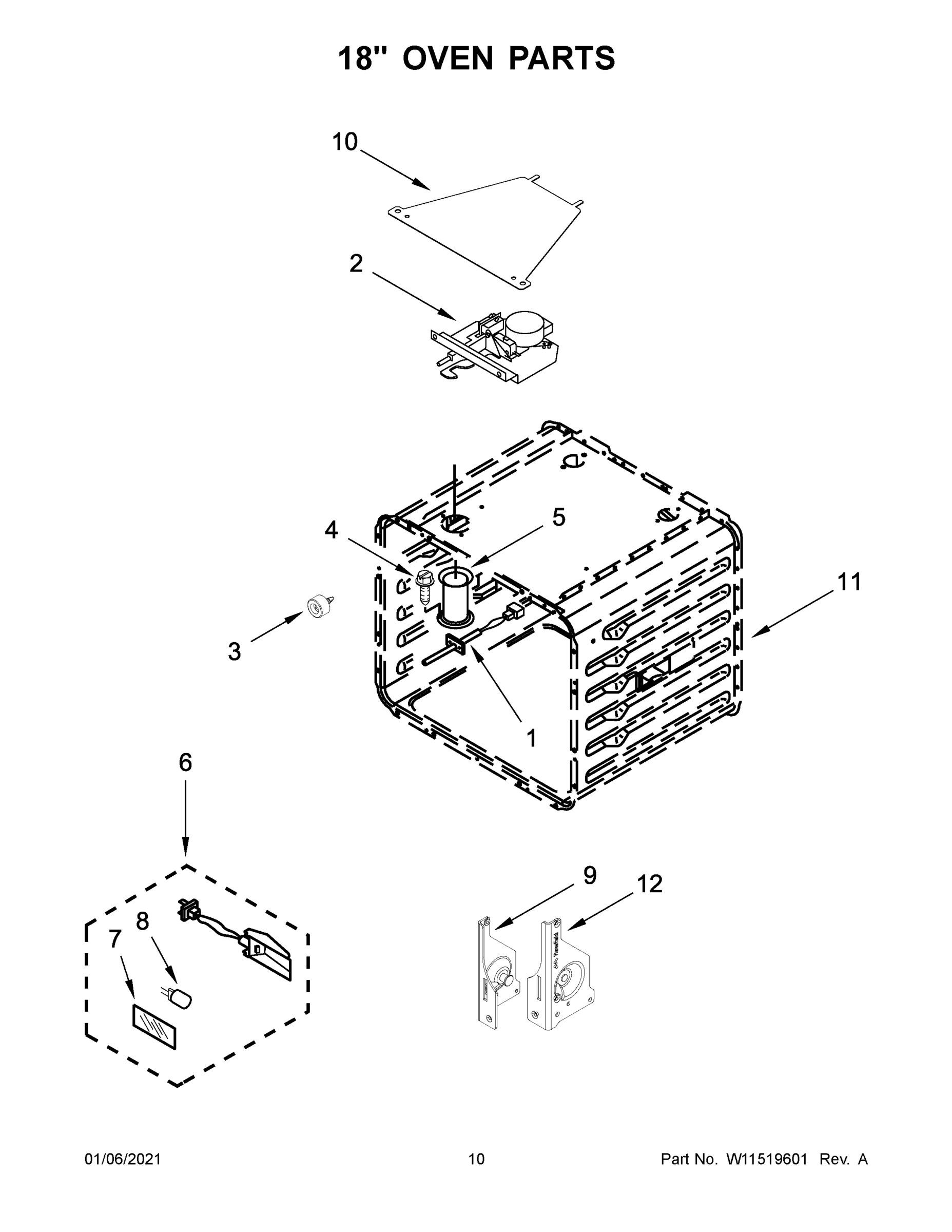 06 - 18" OVEN PARTS