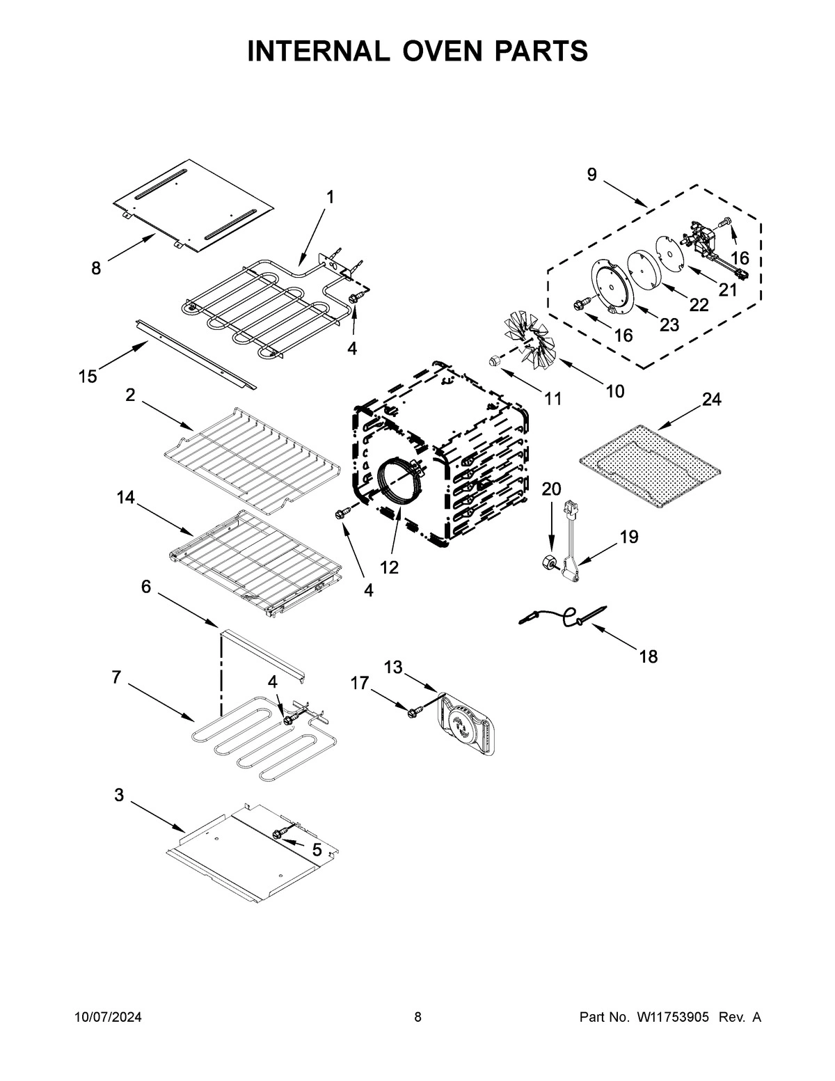 05 - INTERNAL OVEN PARTS