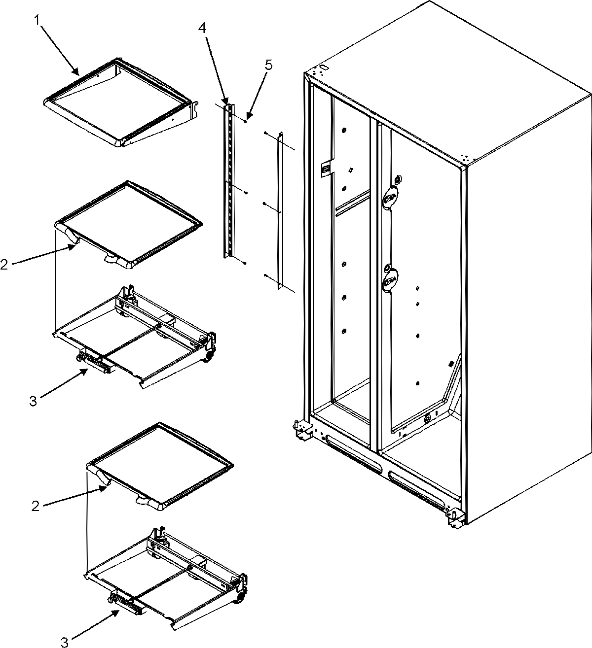 14 - REFRIGERATOR SHELVES