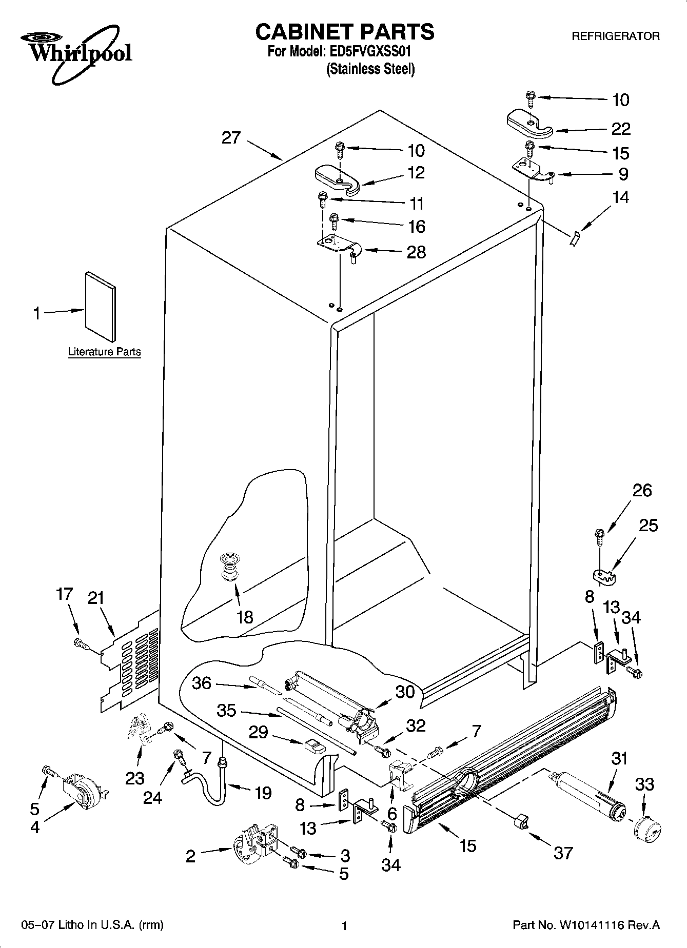 01 - CABINET PARTS