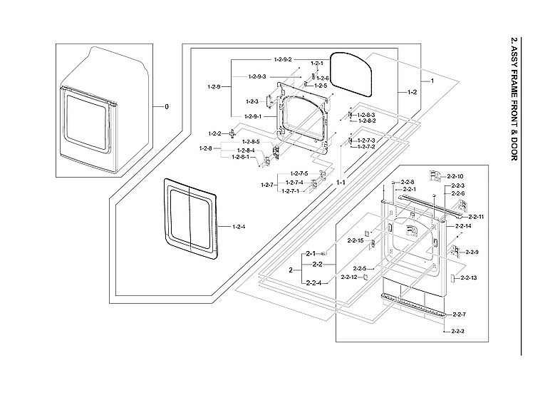 FRONT FRAME & DOOR ASSY