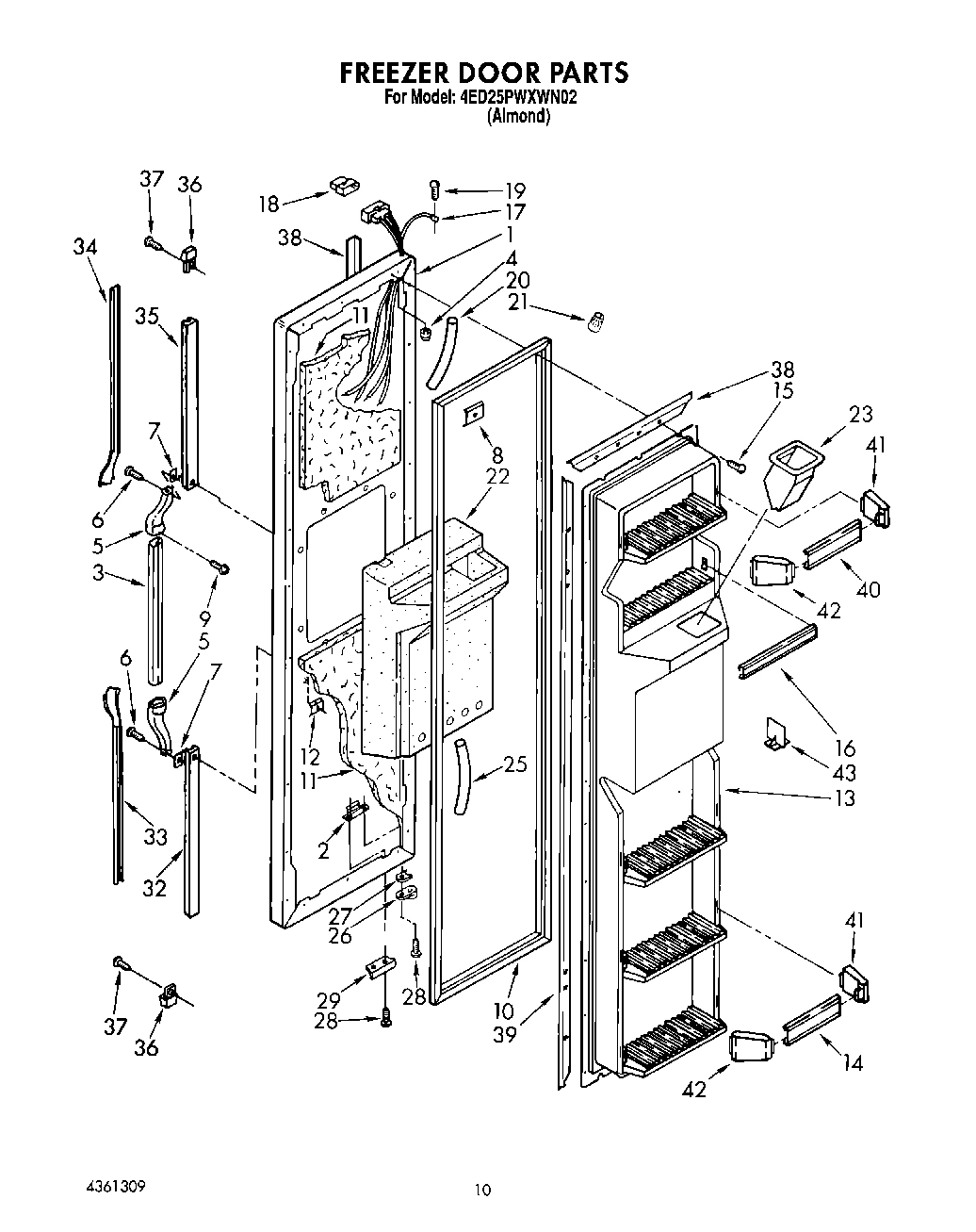 08 - FREEZER DOOR