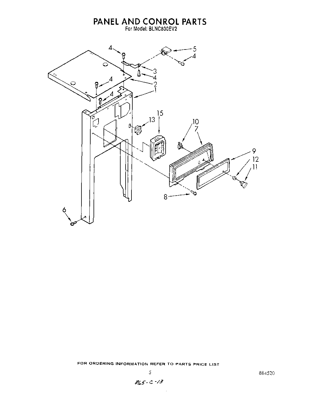 05 - PANEL & CONTROL PARTS