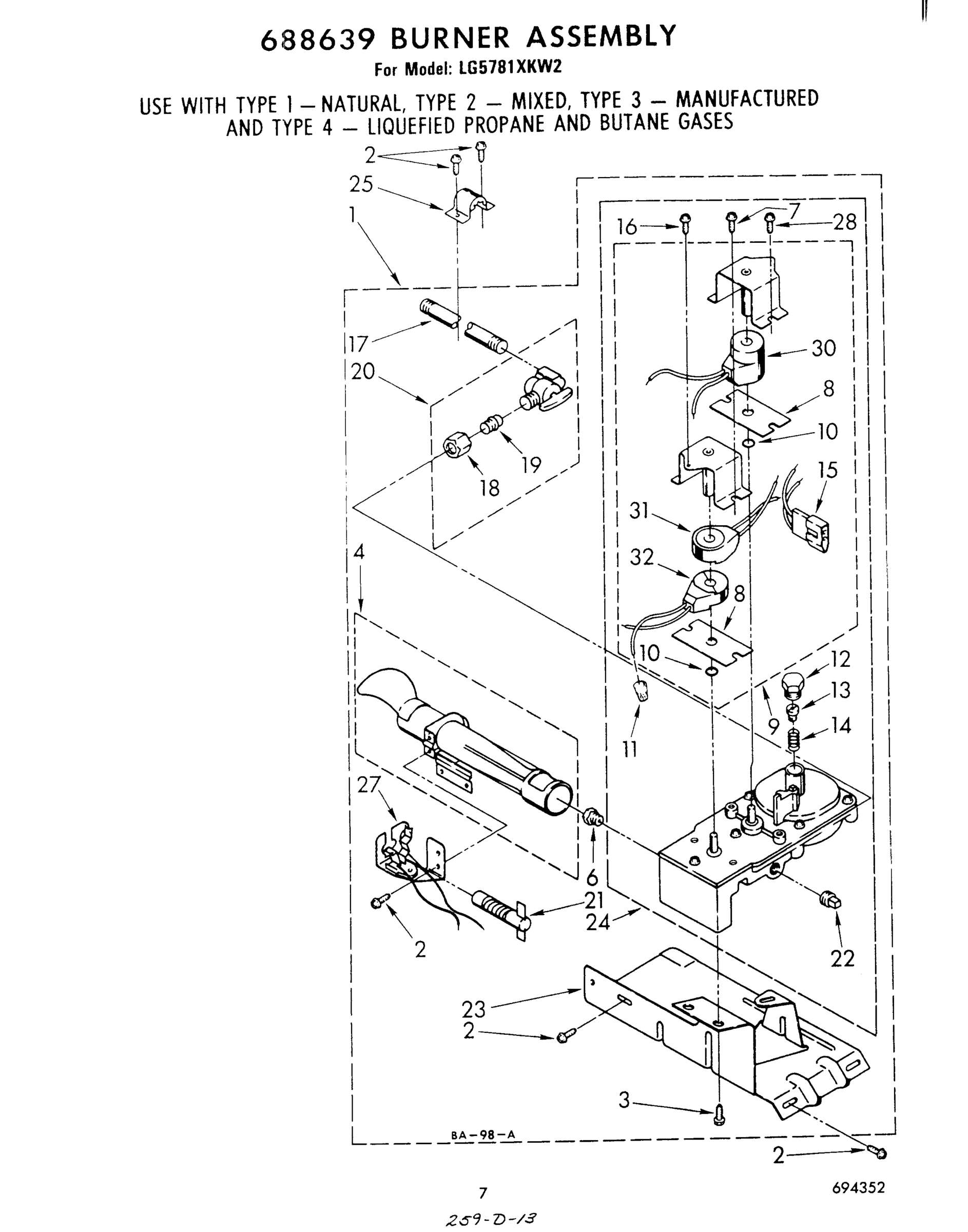 05 - 688639 BURNER