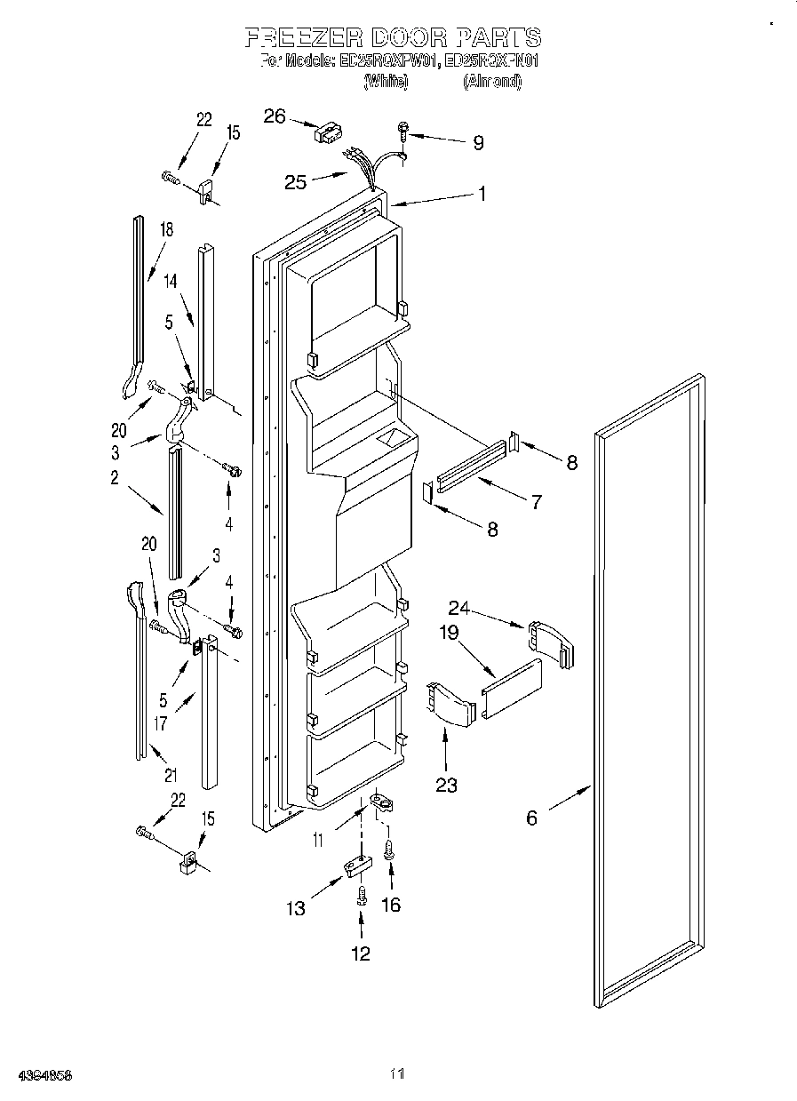 07 - FREEZER DOOR