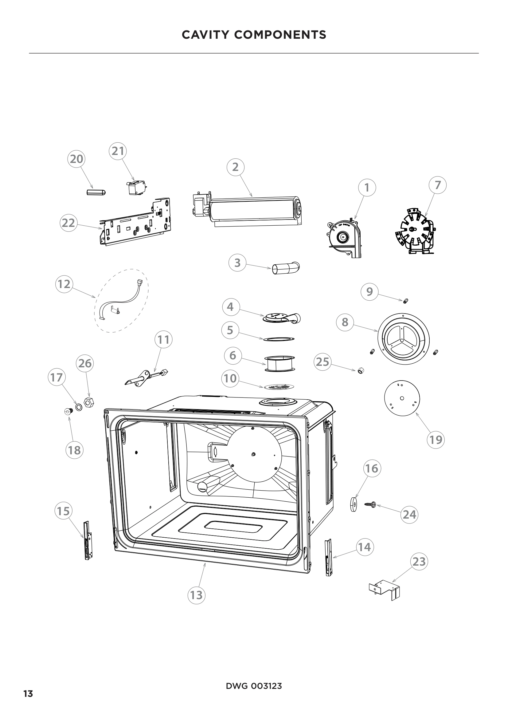 CAVITY COMPONENTS