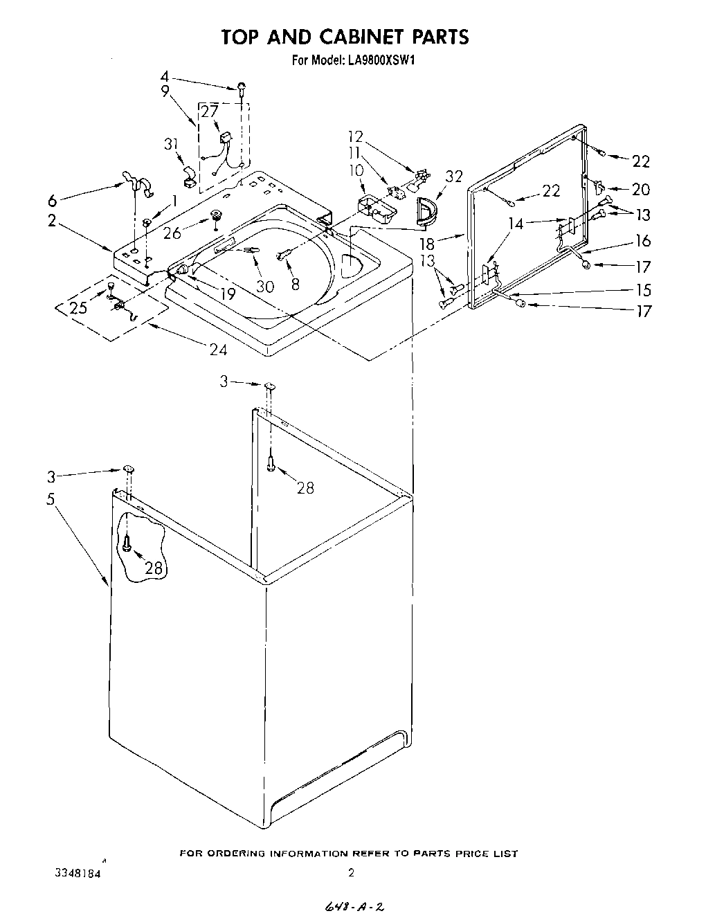 02 - TOP AND CABINET , LITERATURE AND OPTIONAL