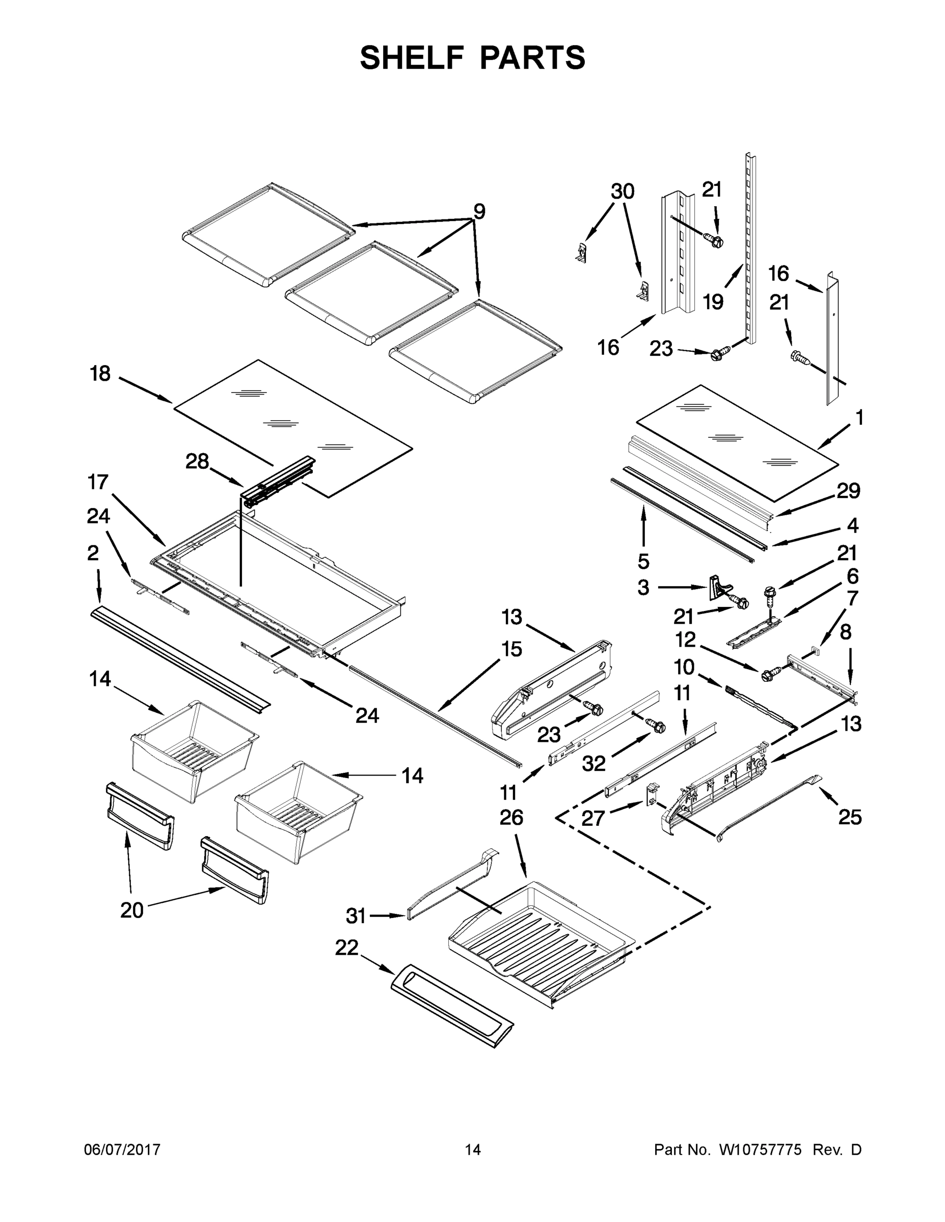 08 - SHELF PARTS