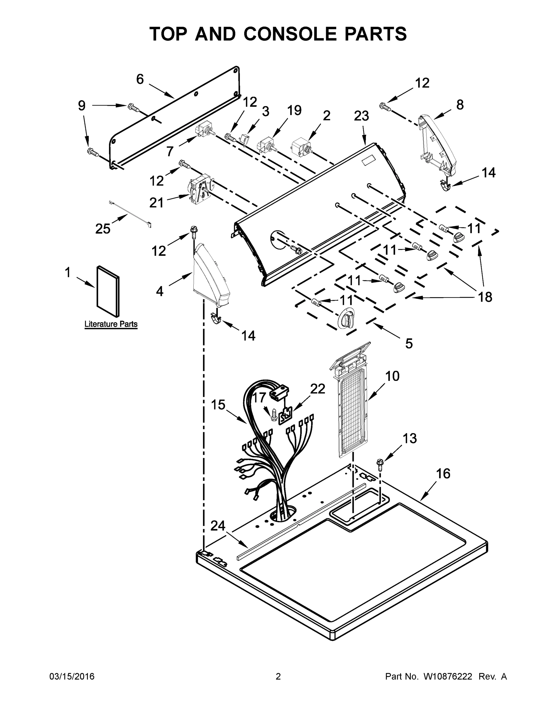 02 - TOP AND CONSOLE PARTS