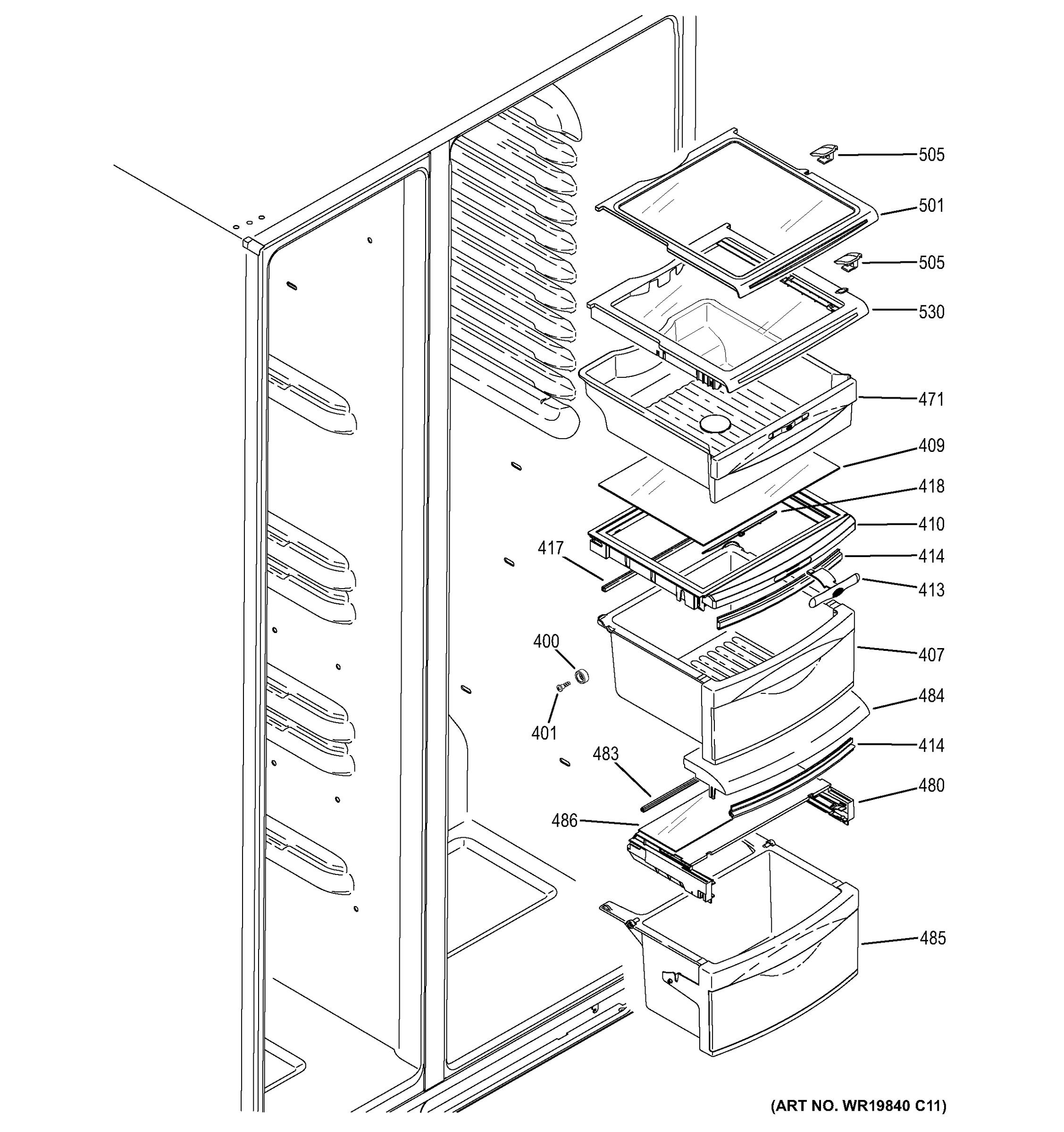 FRESH FOOD SHELVES