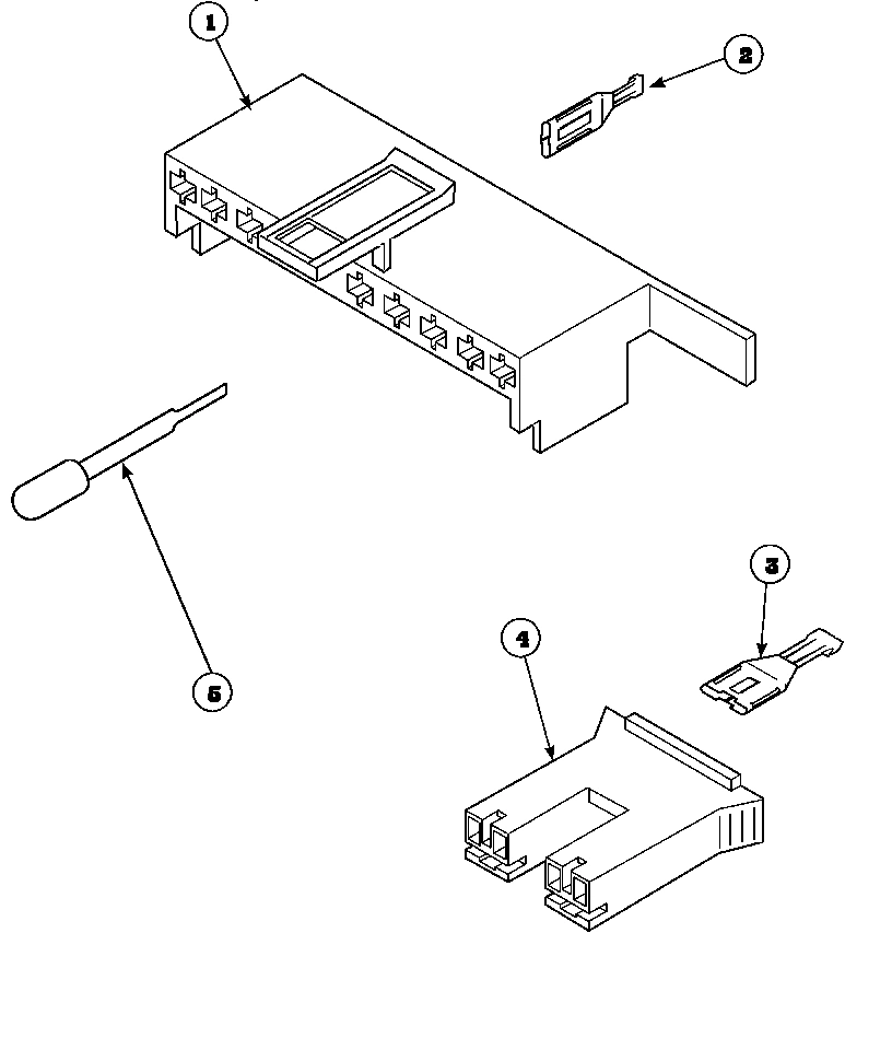 19 - MIXING VALVE & MOTOR CONN BLOCKS, TERM