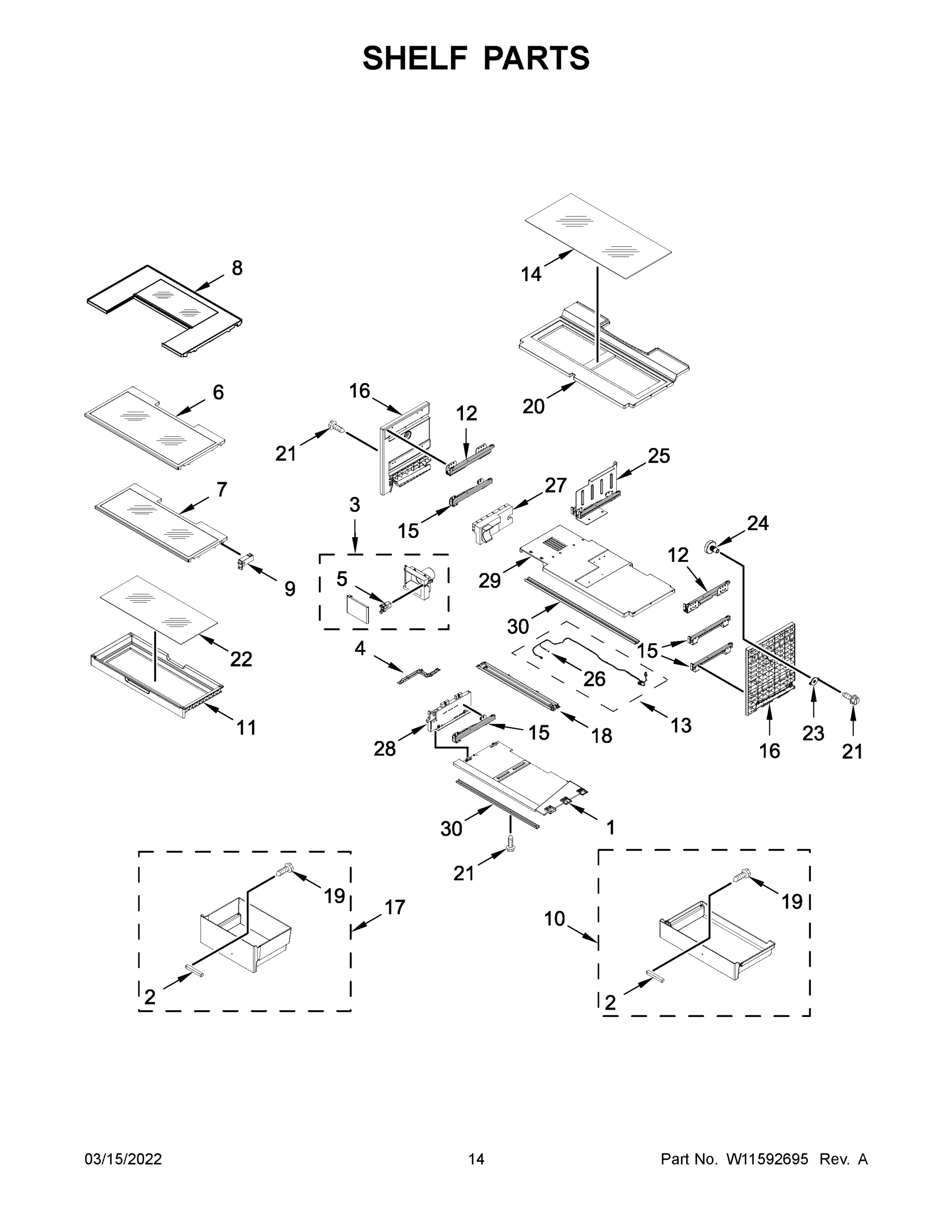 08 - SHELF PARTS