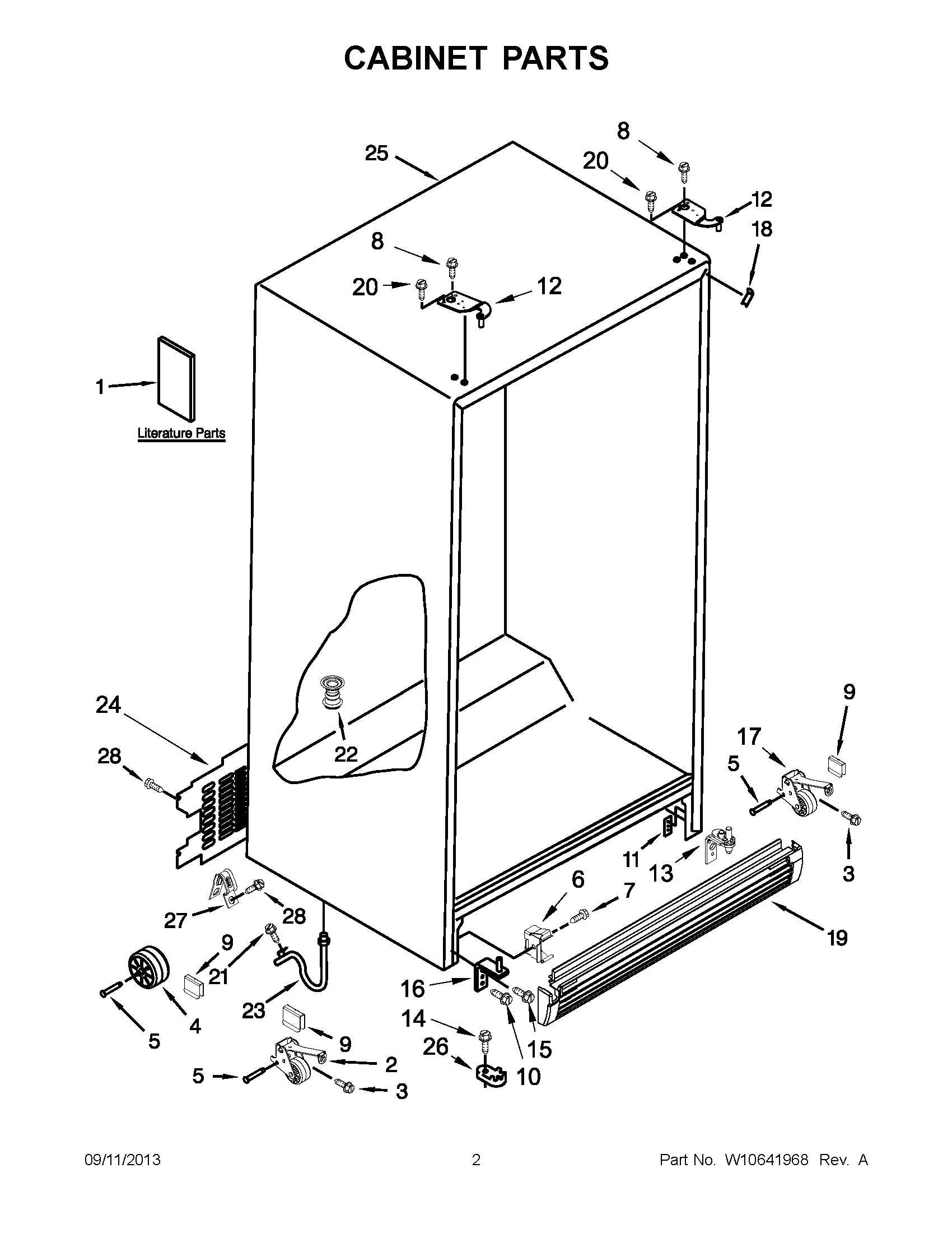 02 - CABINET PARTS