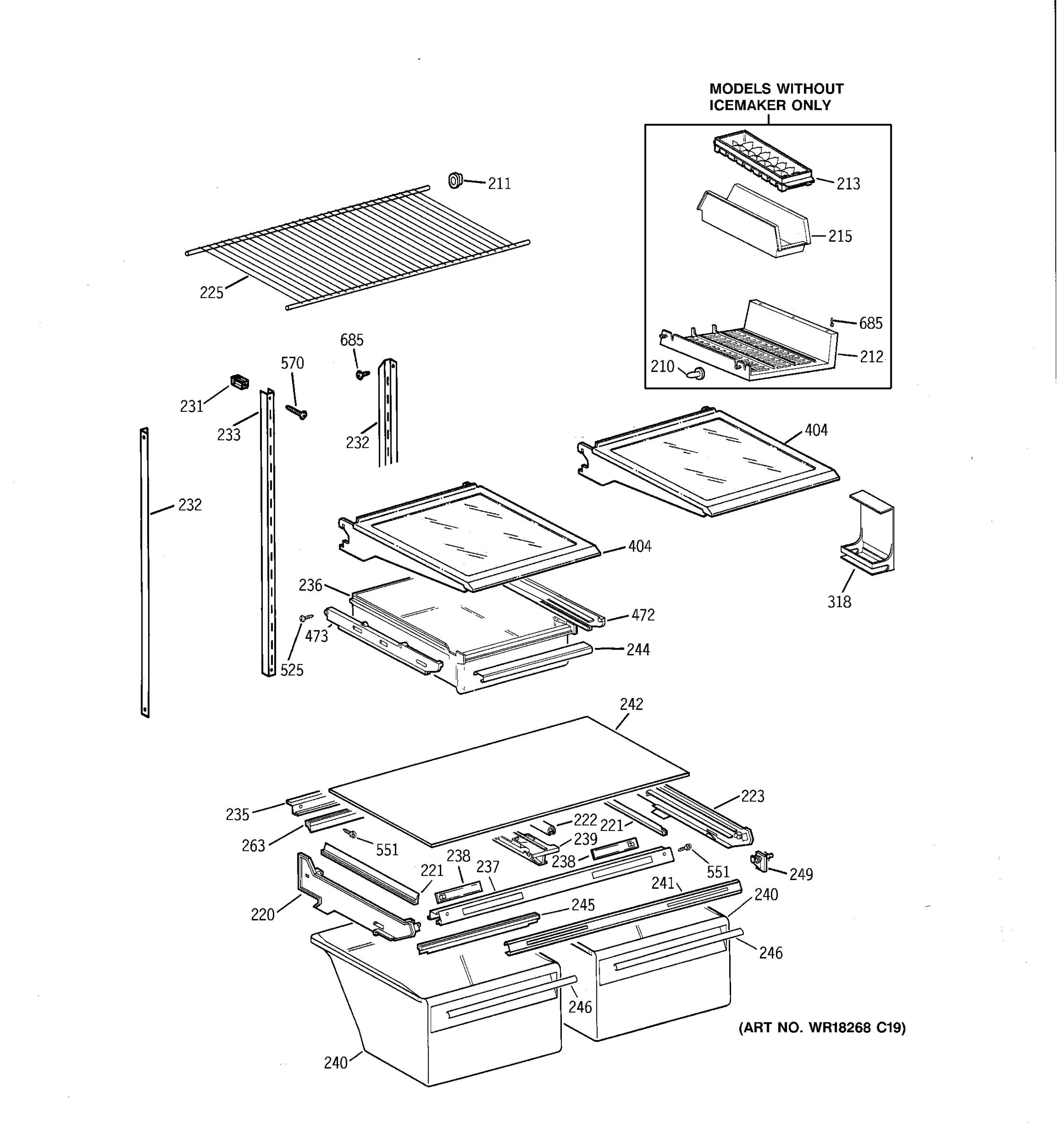 SHELF PARTS