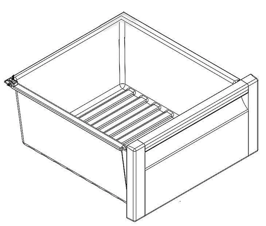 W10727109 Whirlpool Refrigerator Meat Pan