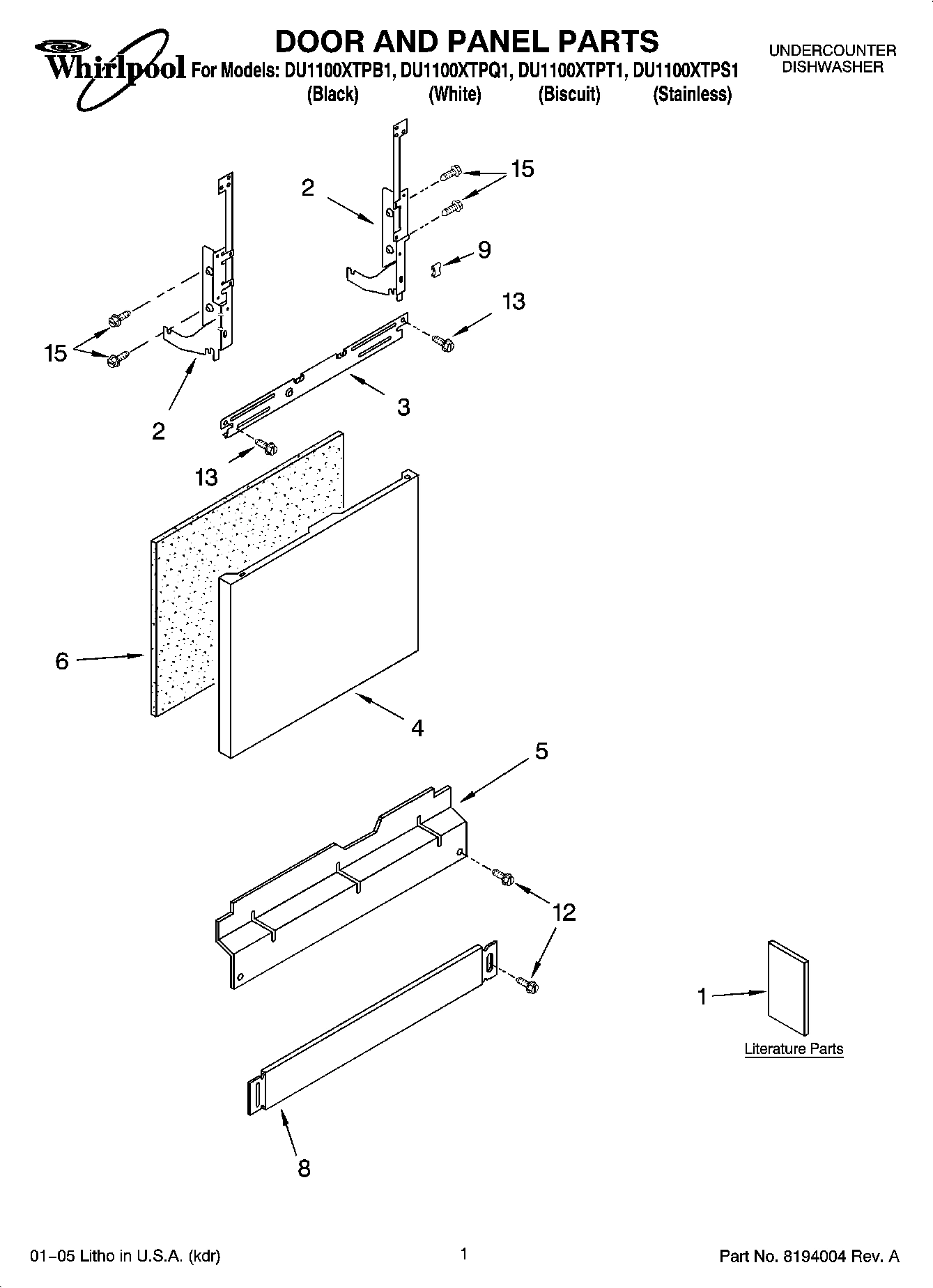 01 - DOOR AND PANEL PARTS