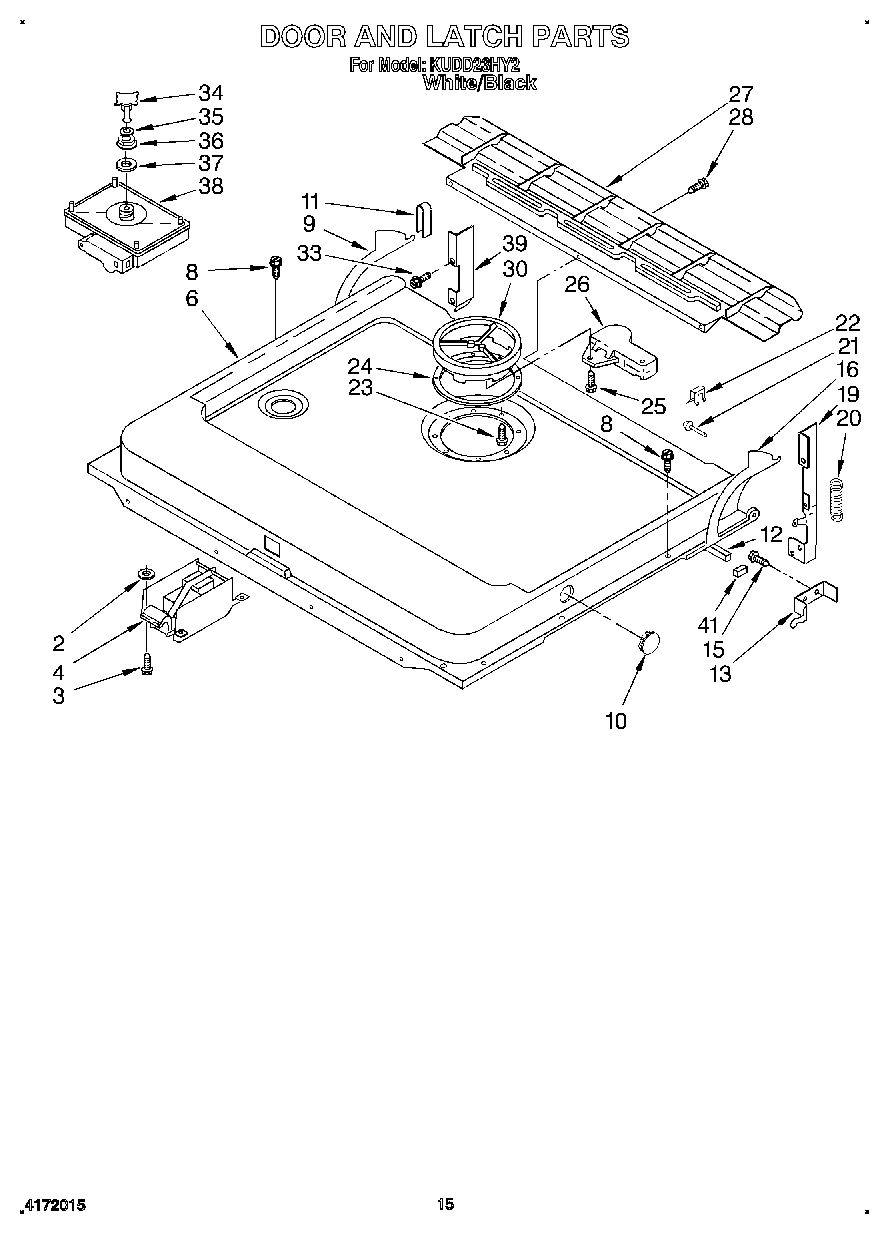 12 - DOOR AND LATCH