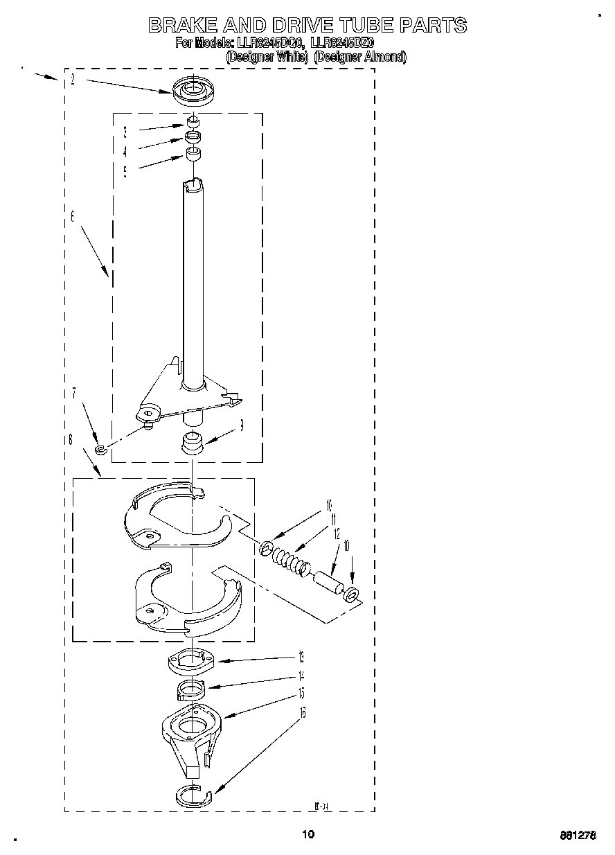 08 - BRAKE AND DRIVE TUBE