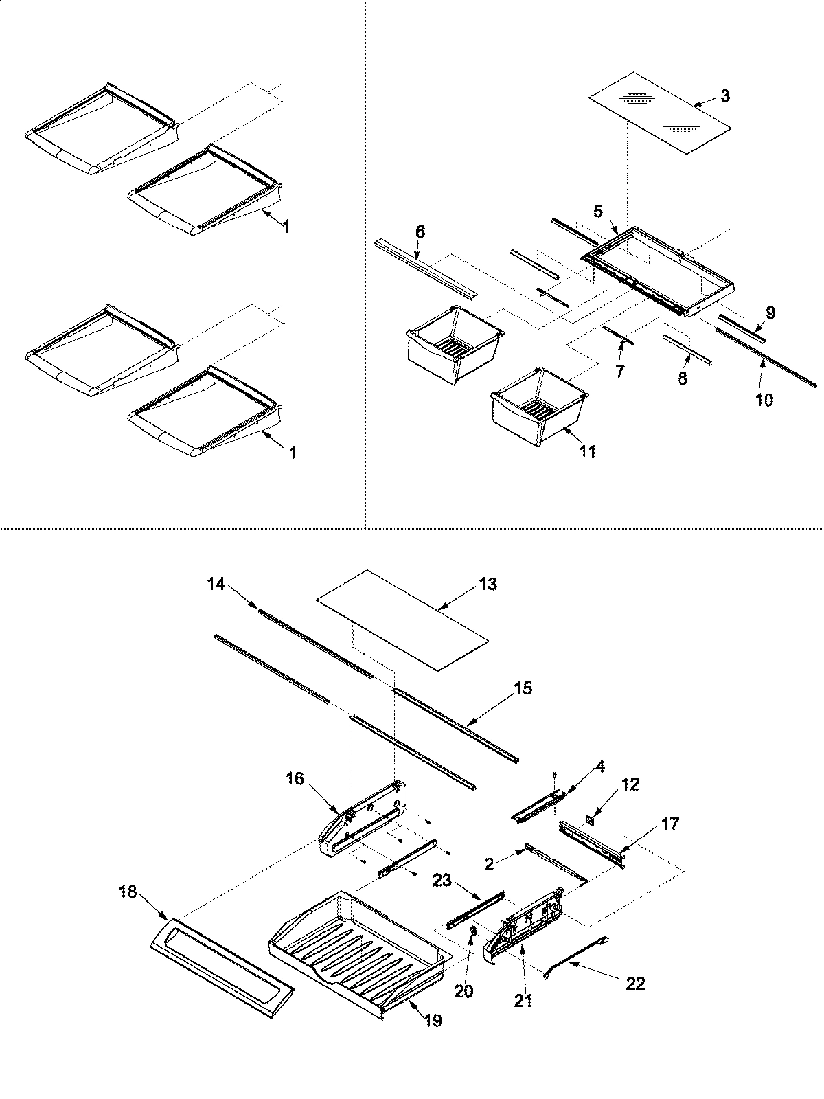 09 - REFRIGERATOR SHELVING