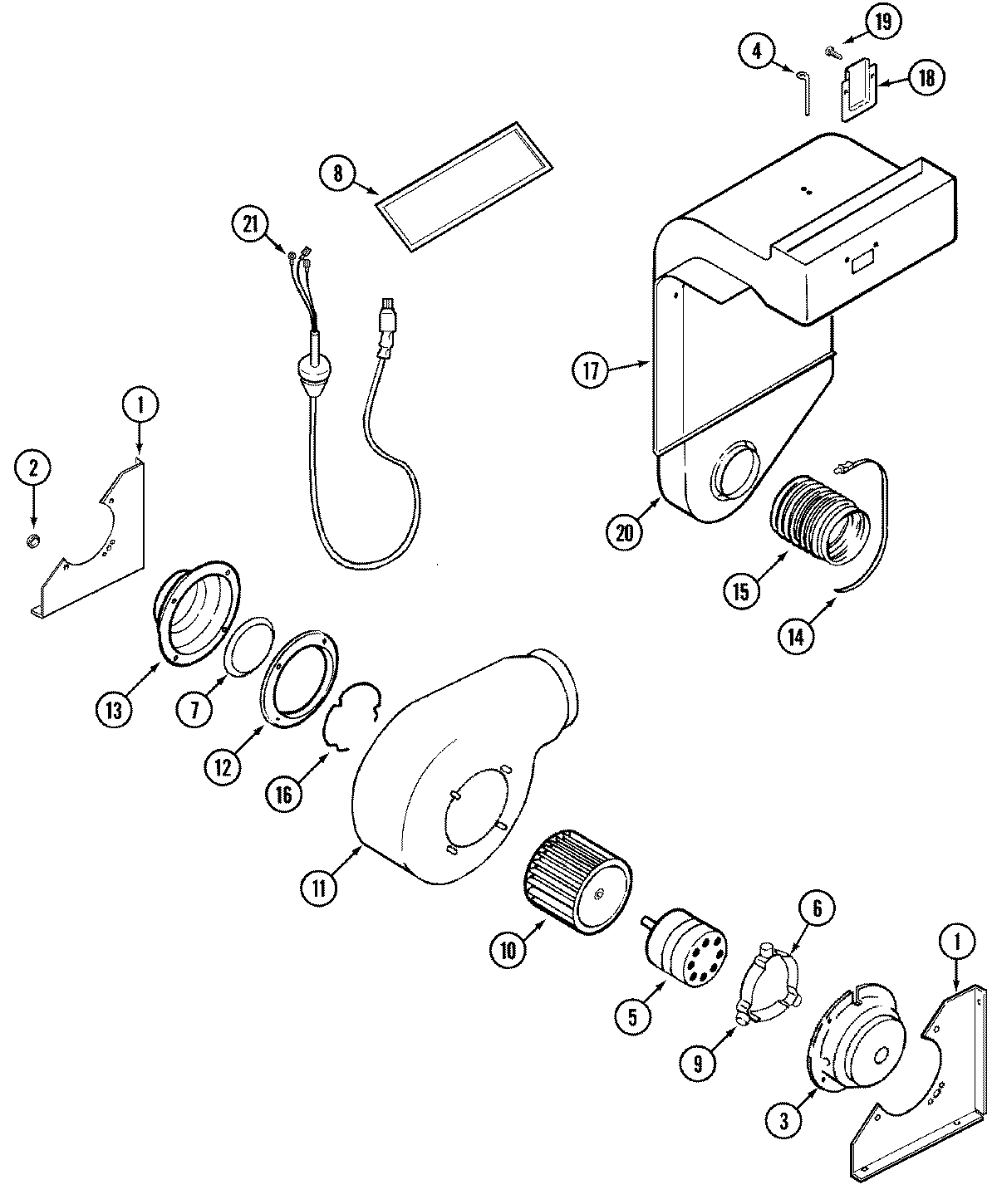 02 - BLOWER & CONVECT ASSY.