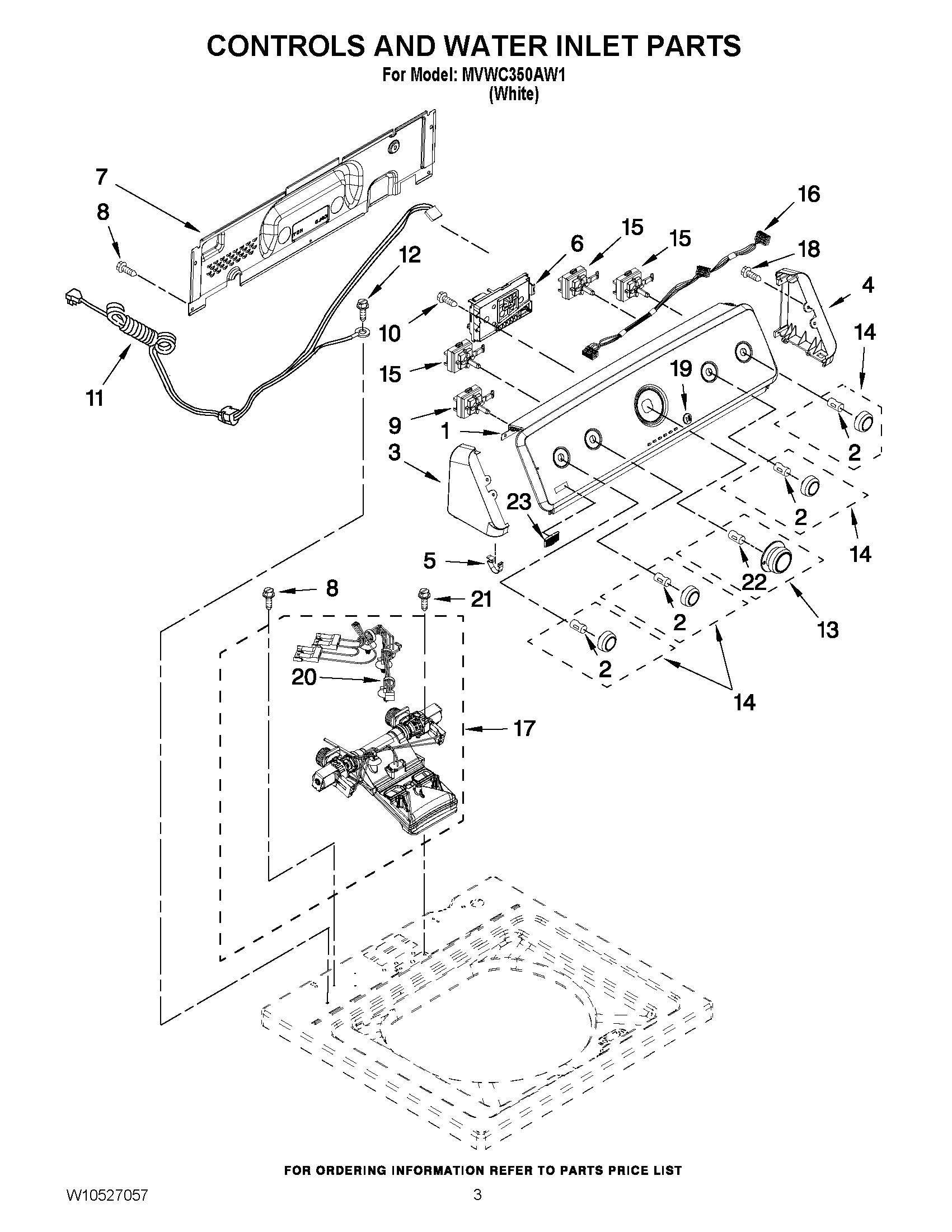 02 - CONTROLS AND WATER INLET PARTS