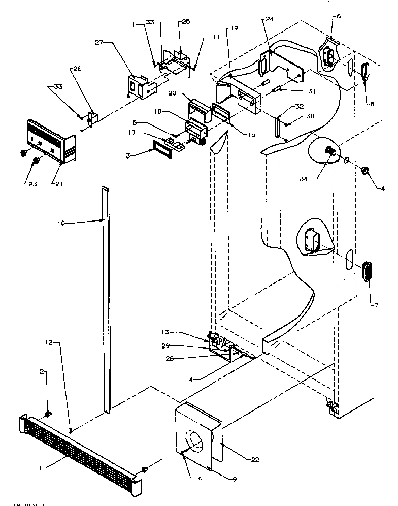 12 - REF & FZ CONTROLS & CABINET PARTS